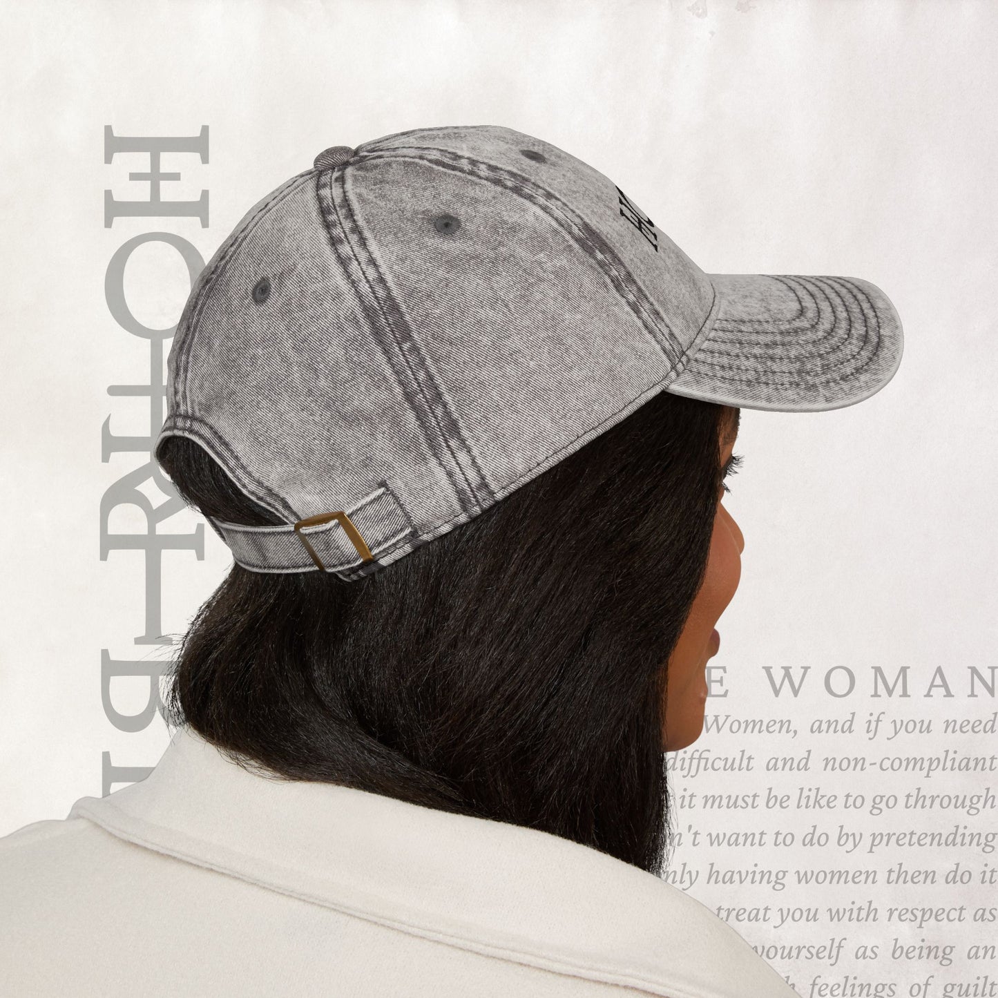 "Cryptically Horrible" - Vintage Embroidered Cap