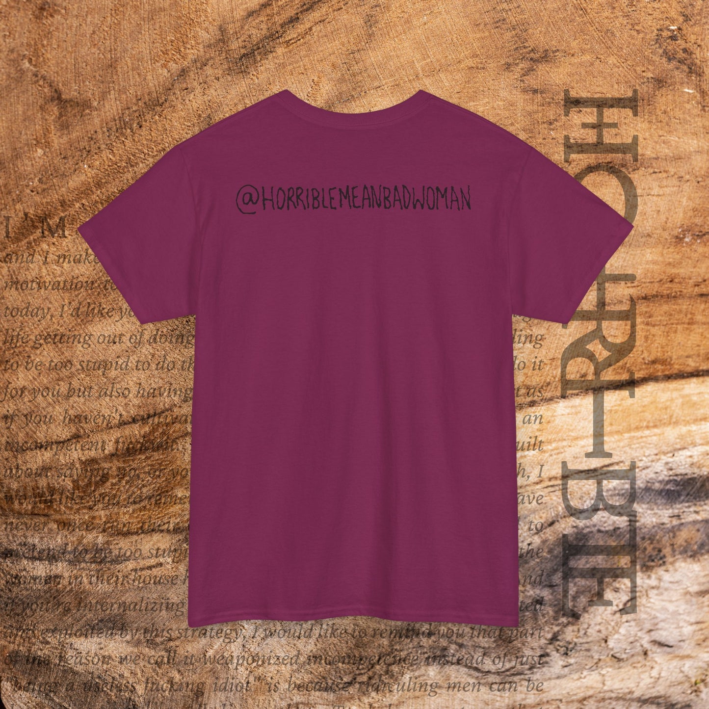 "Internalized Shame/Externalized Anger" - Heavy Cotton Tee