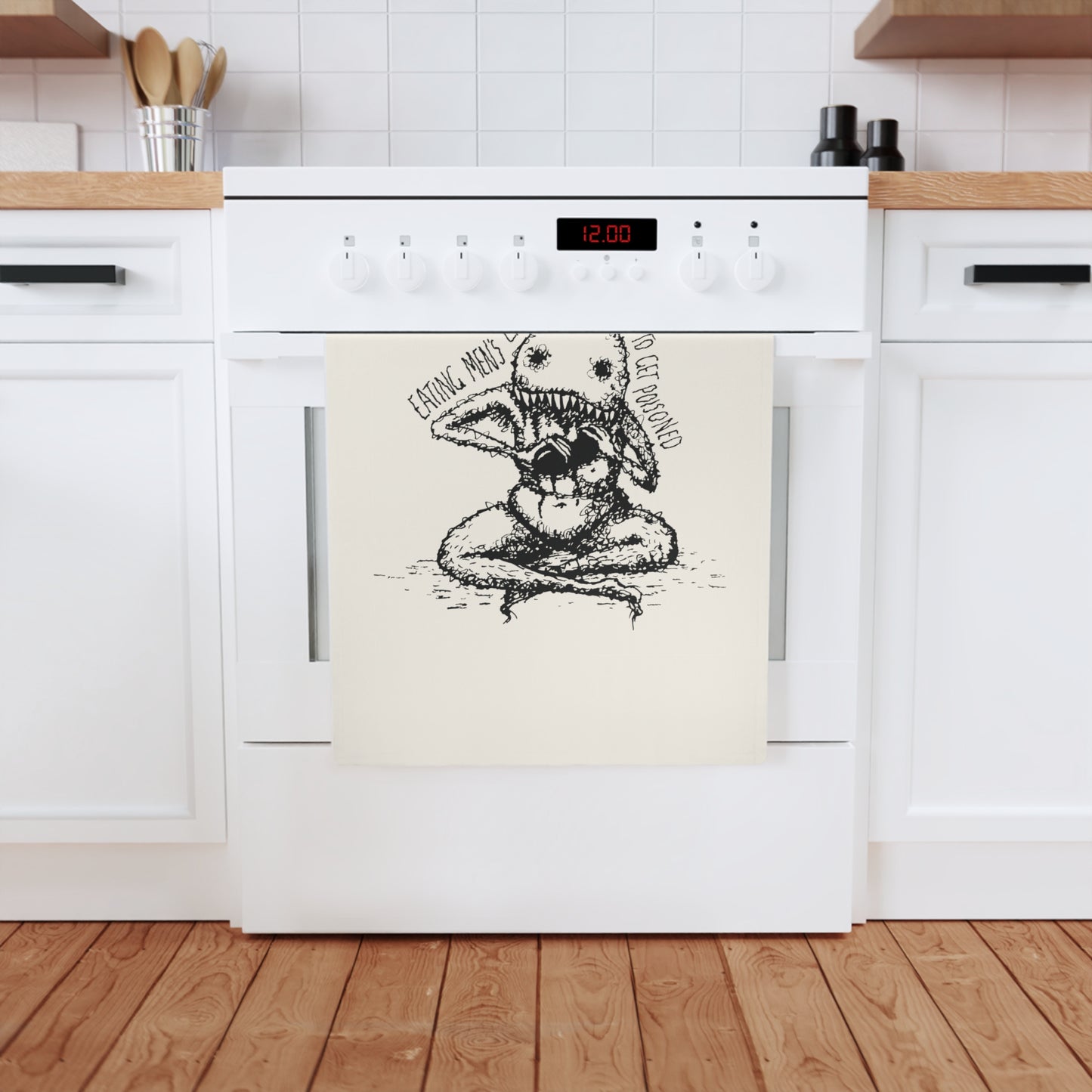 "A Cute Way To Get Poisoned” - 100% Cotton Tea Towel