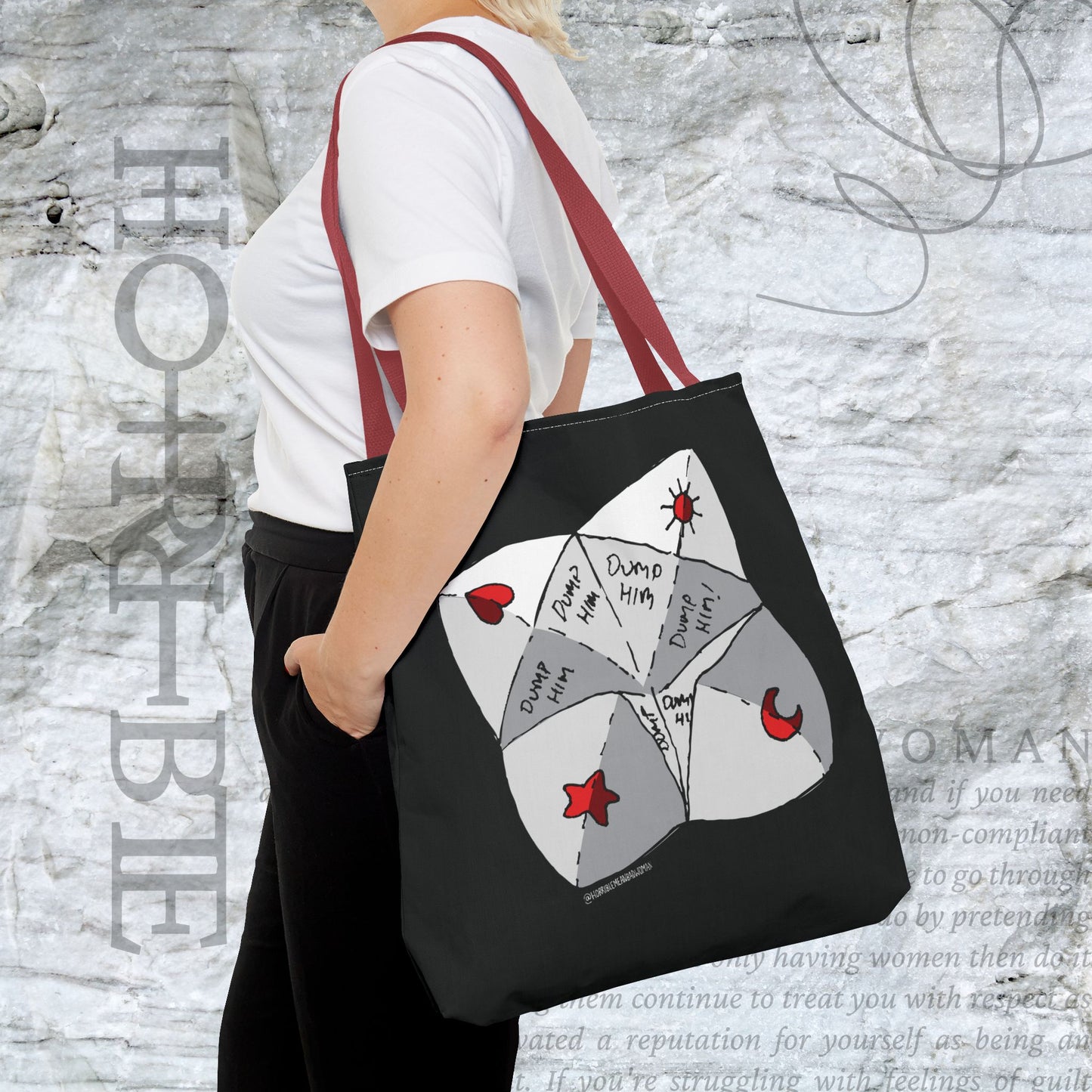 "Dump Him Chatterbox" - Tote Bag