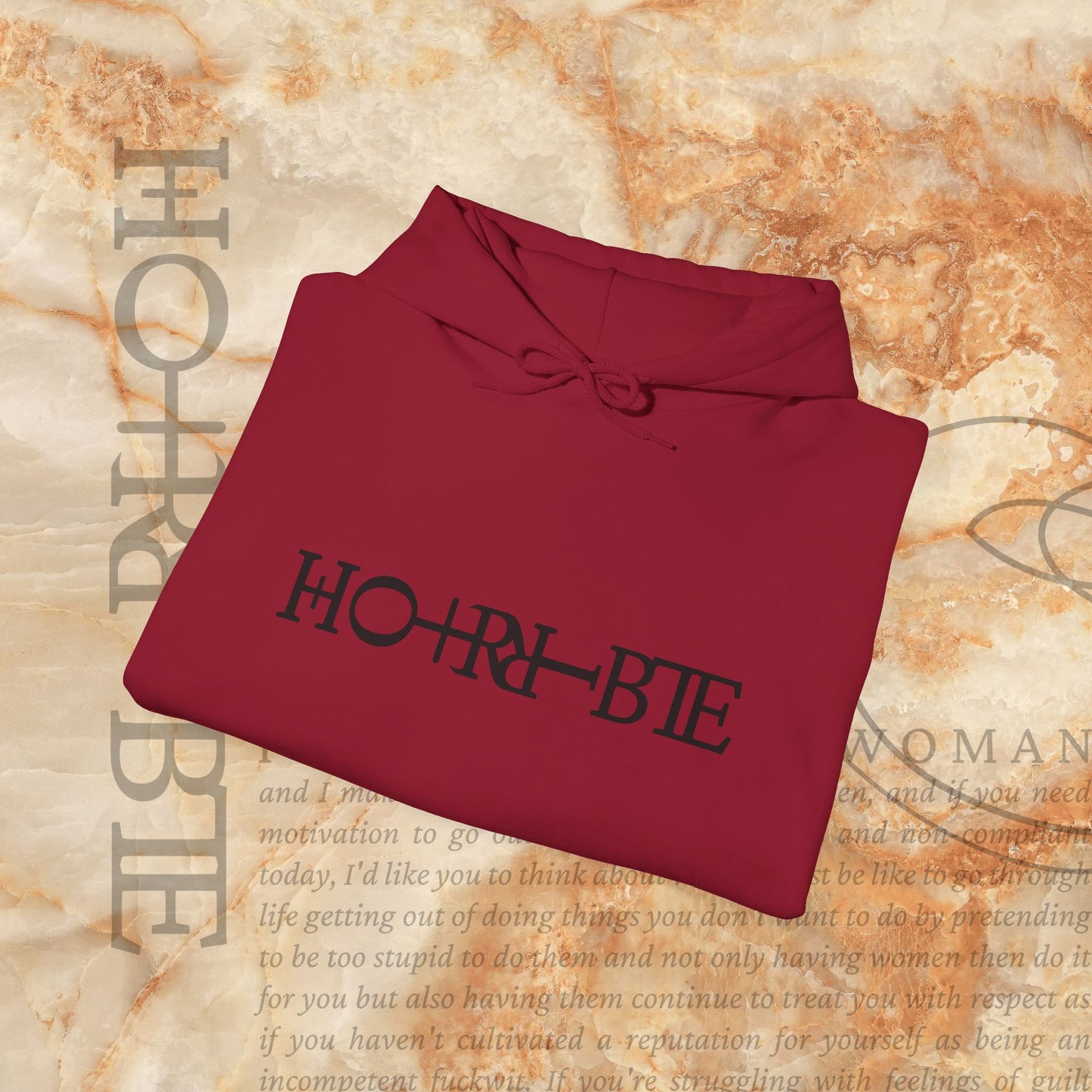 "Cryptically Horrible" - Cozy Hoodie