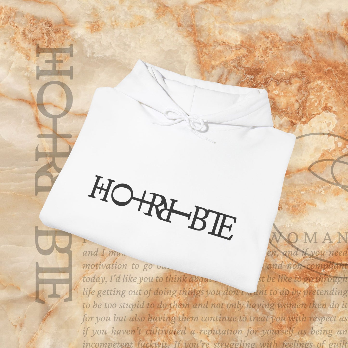 "Cryptically Horrible" - Cozy Hoodie