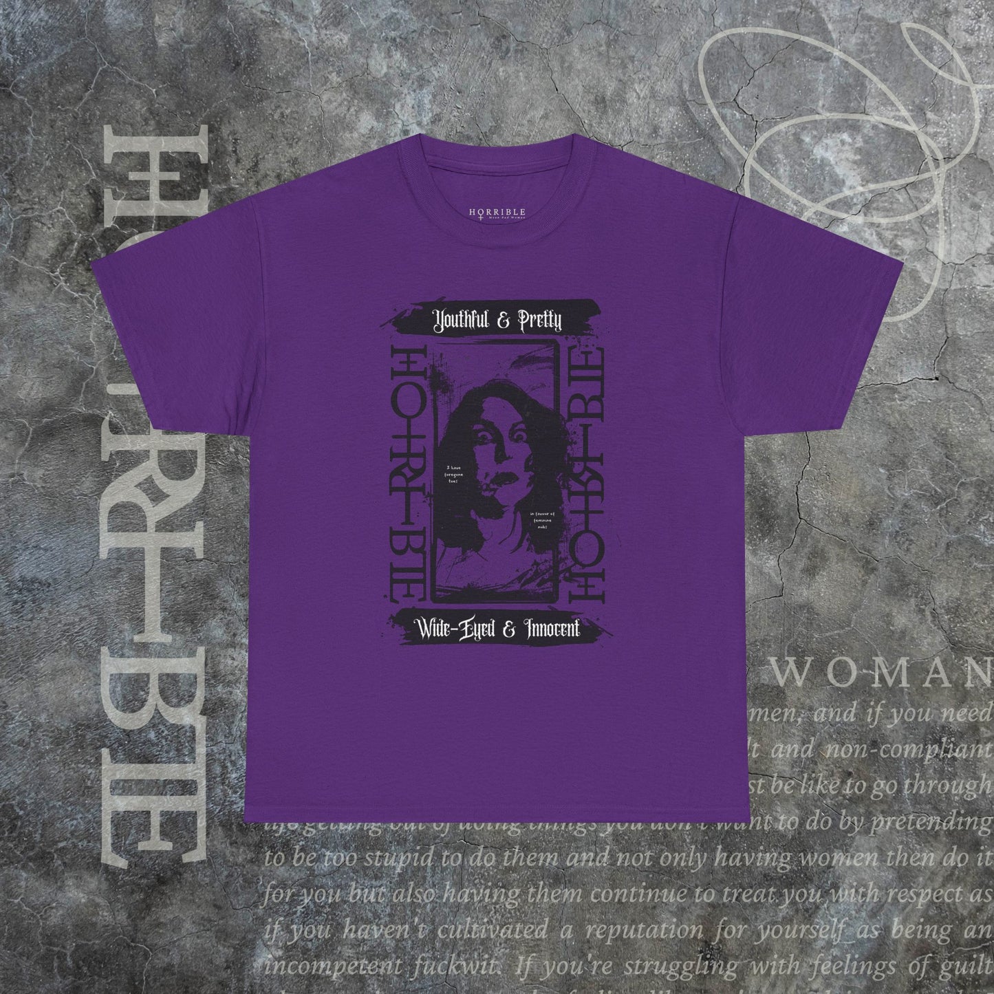 "Wide Eyed & Innocent" - Heavy Cotton Tee