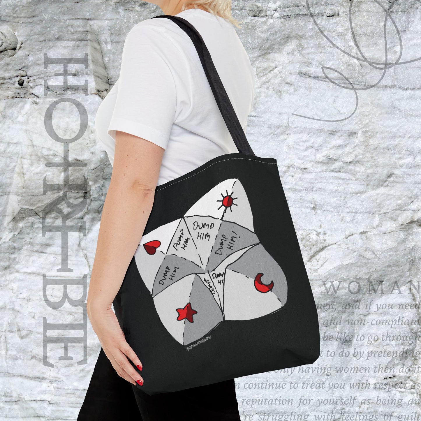 "Dump Him Chatterbox" - Tote Bag