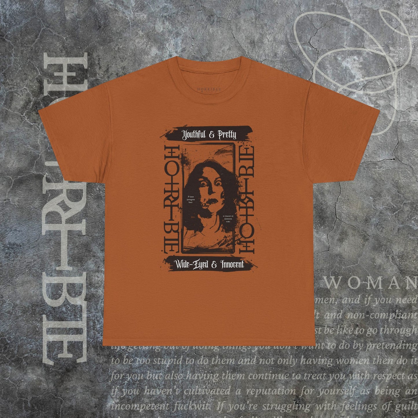 "Wide Eyed & Innocent" - Heavy Cotton Tee