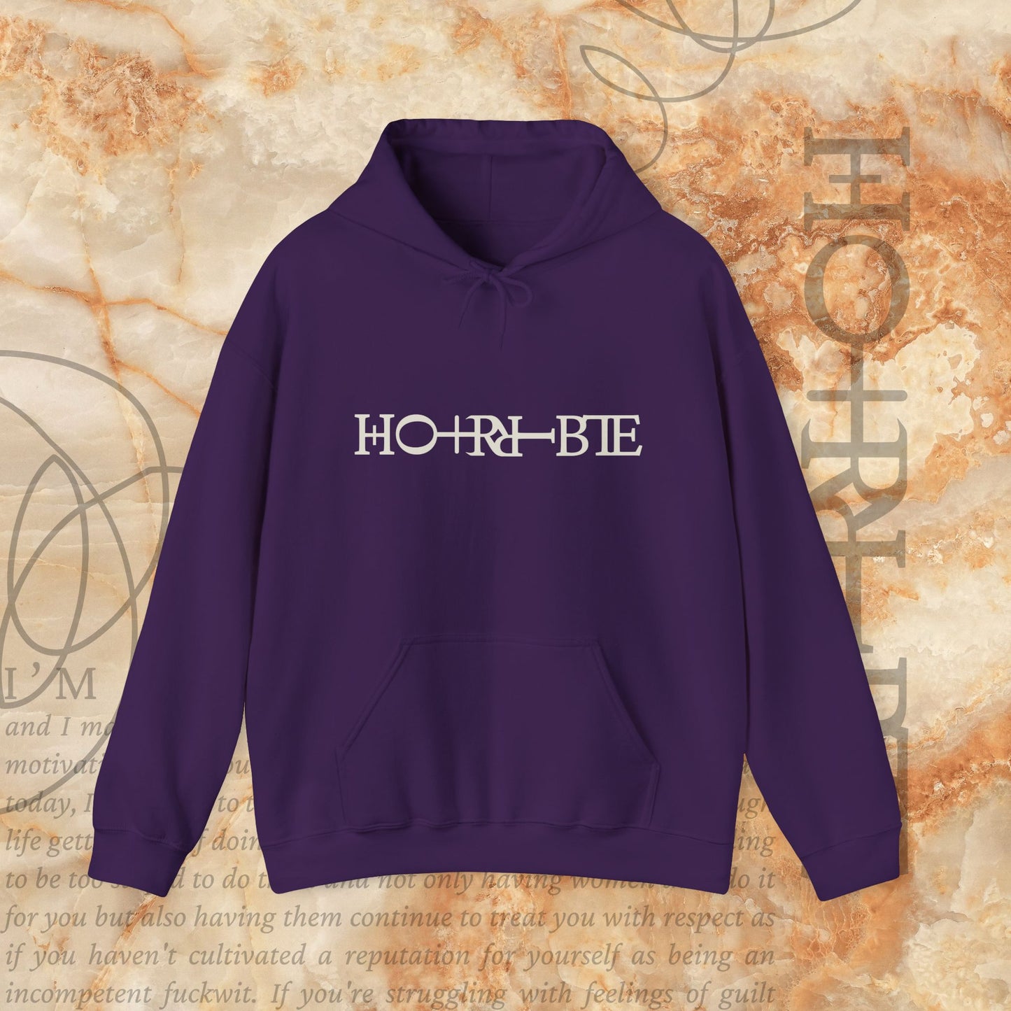 "Cryptically Horrible" - Cozy Hoodie