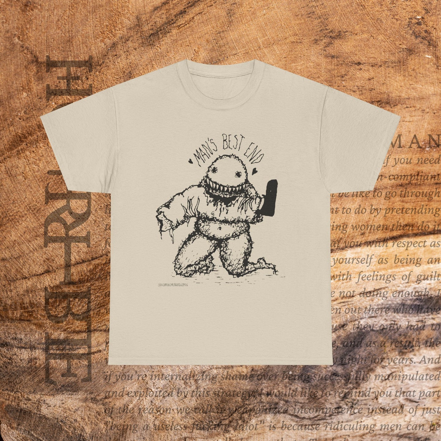 “Man’s Best End” - Heavy Cotton Tee