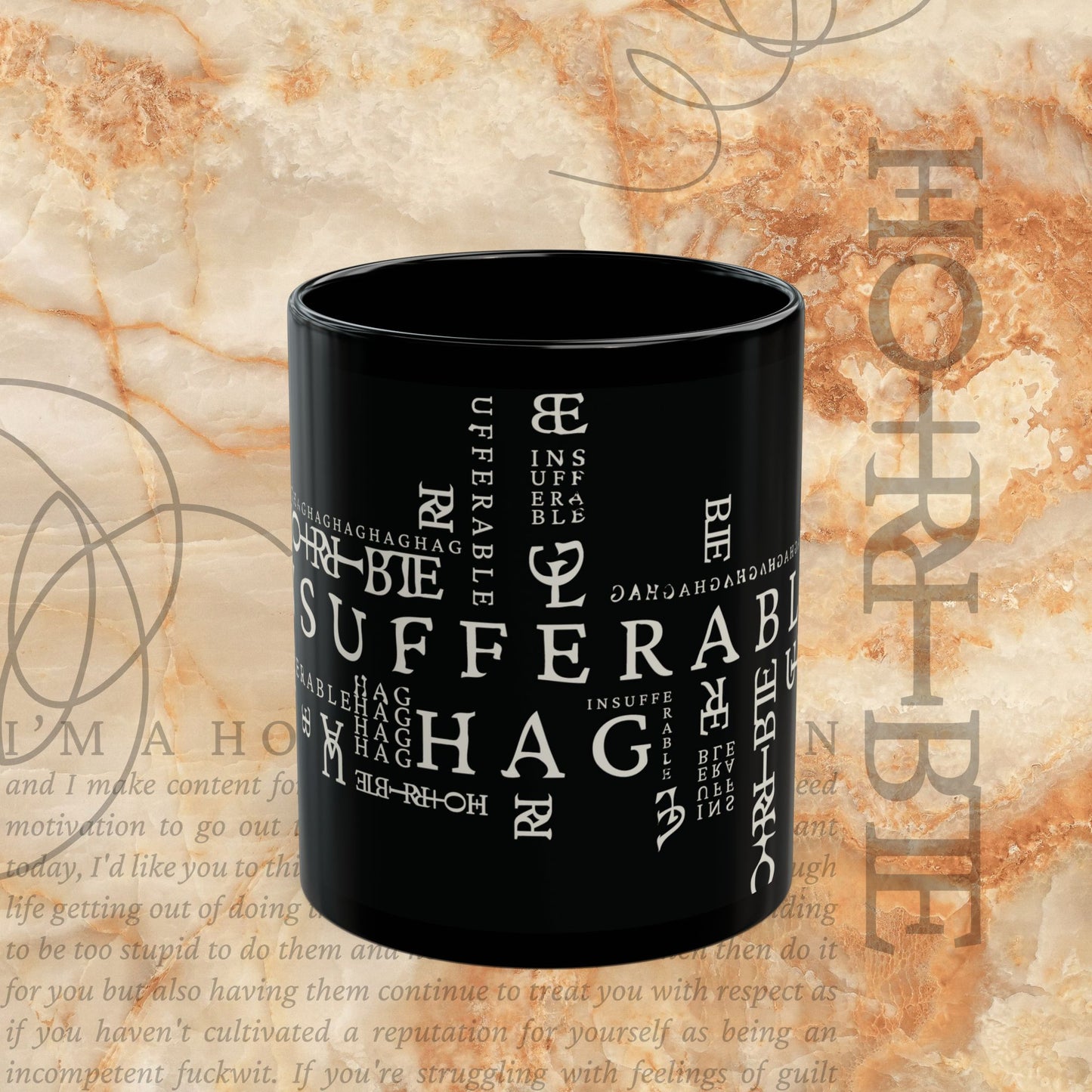 "Insufferable Hag" - Ceramic Mug