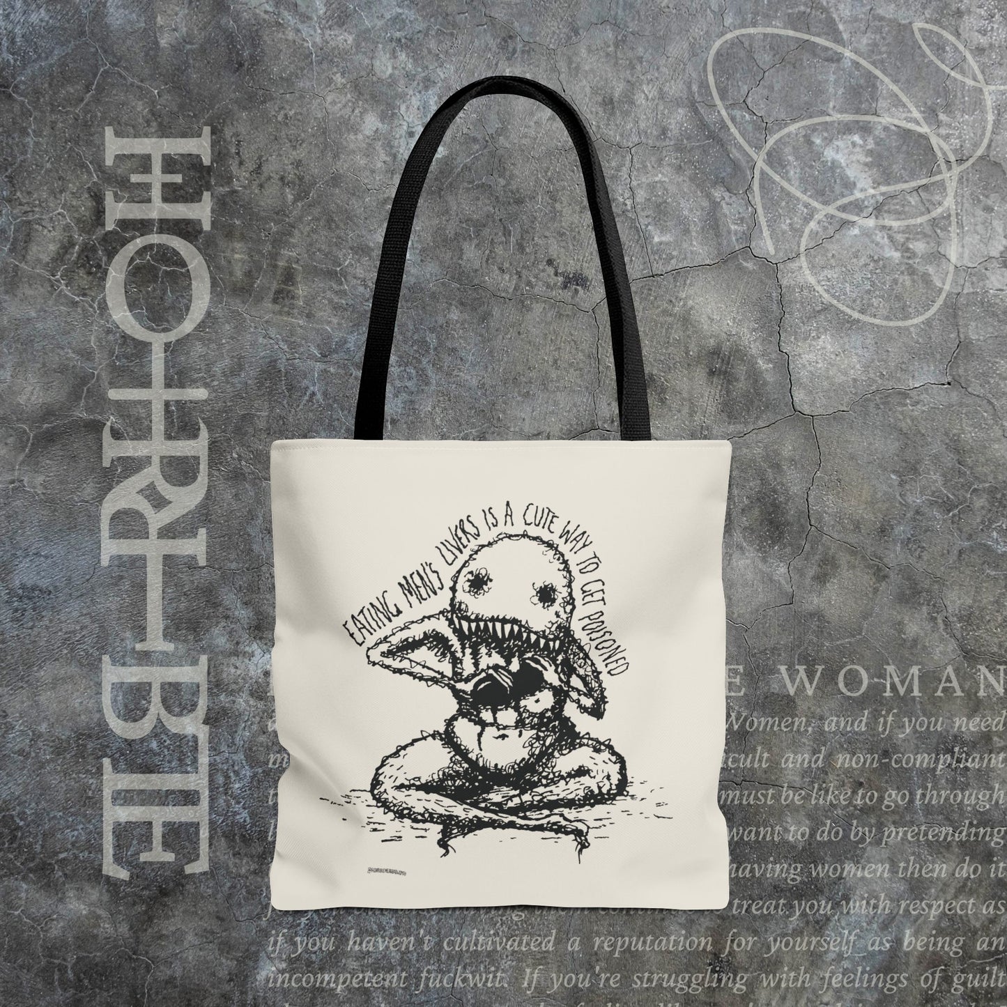 "A Cute Way To Get Poisoned” - White Tote Bag