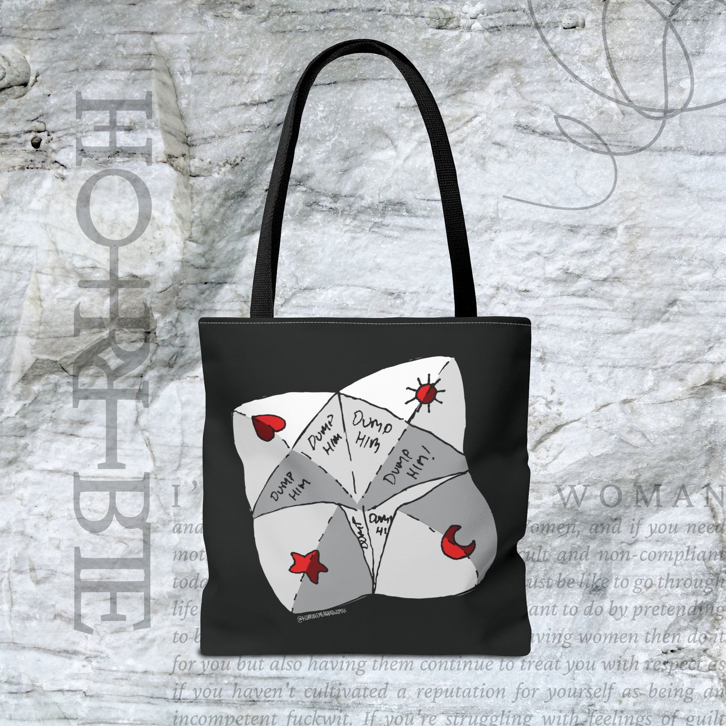 "Dump Him Chatterbox" - Tote Bag