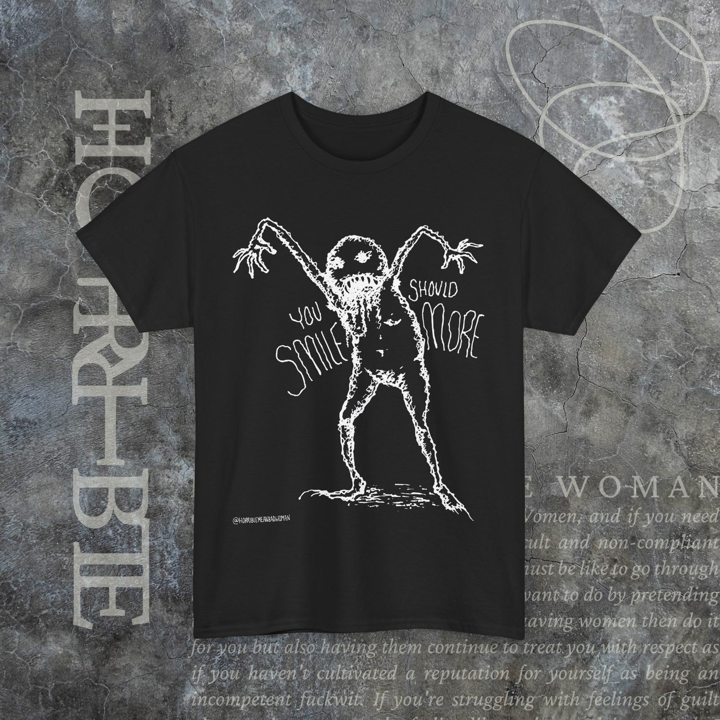 "You Should Smile More" - Heavy Cotton Tee