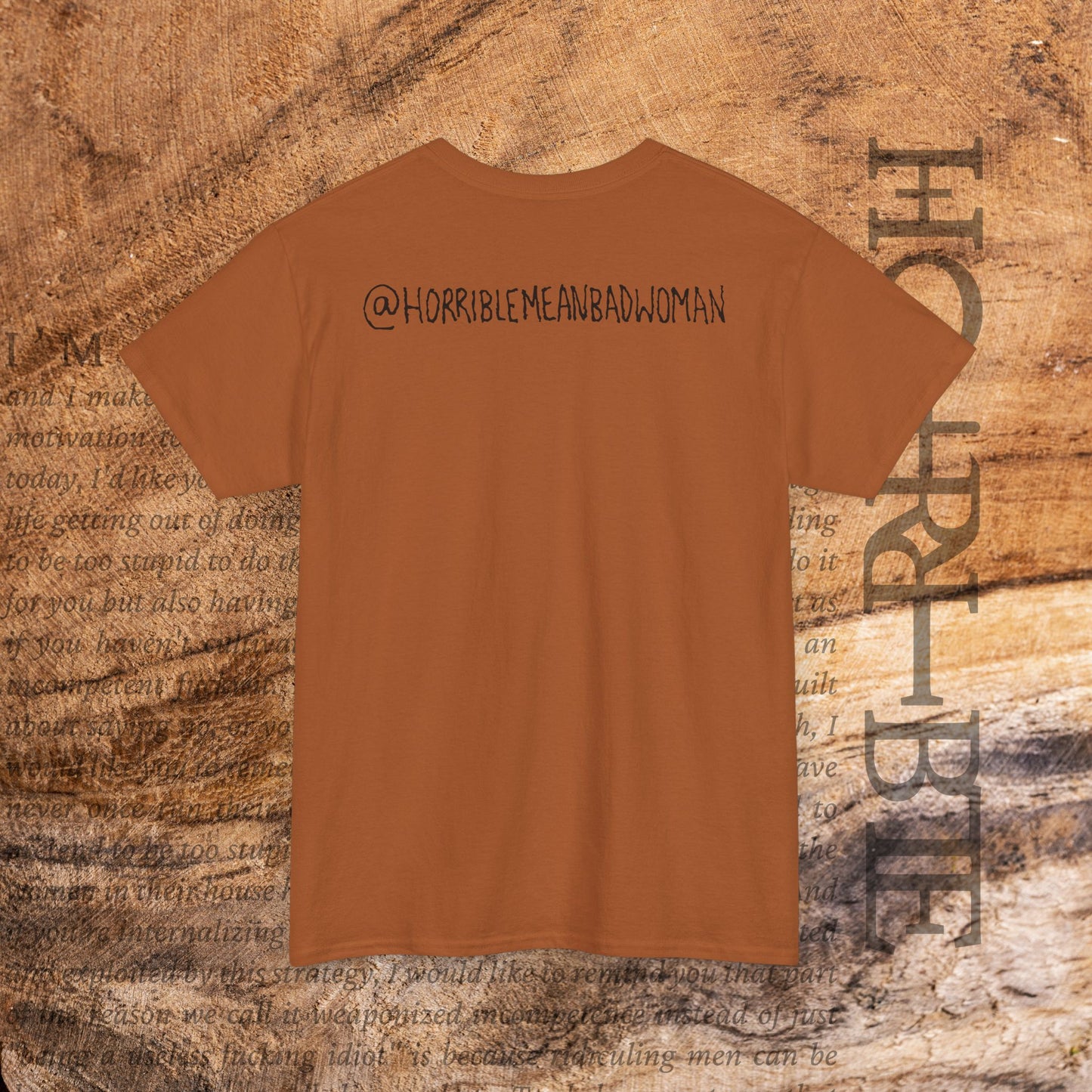 "Internalized Shame/Externalized Anger" - Heavy Cotton Tee