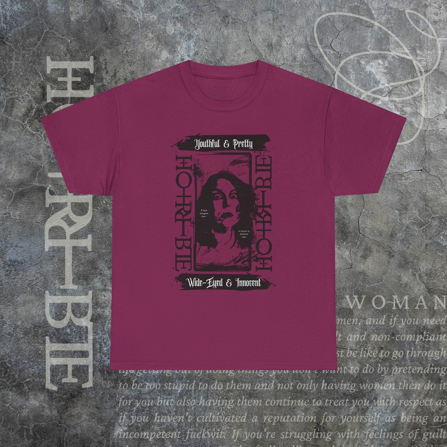 "Wide Eyed & Innocent" - Heavy Cotton Tee