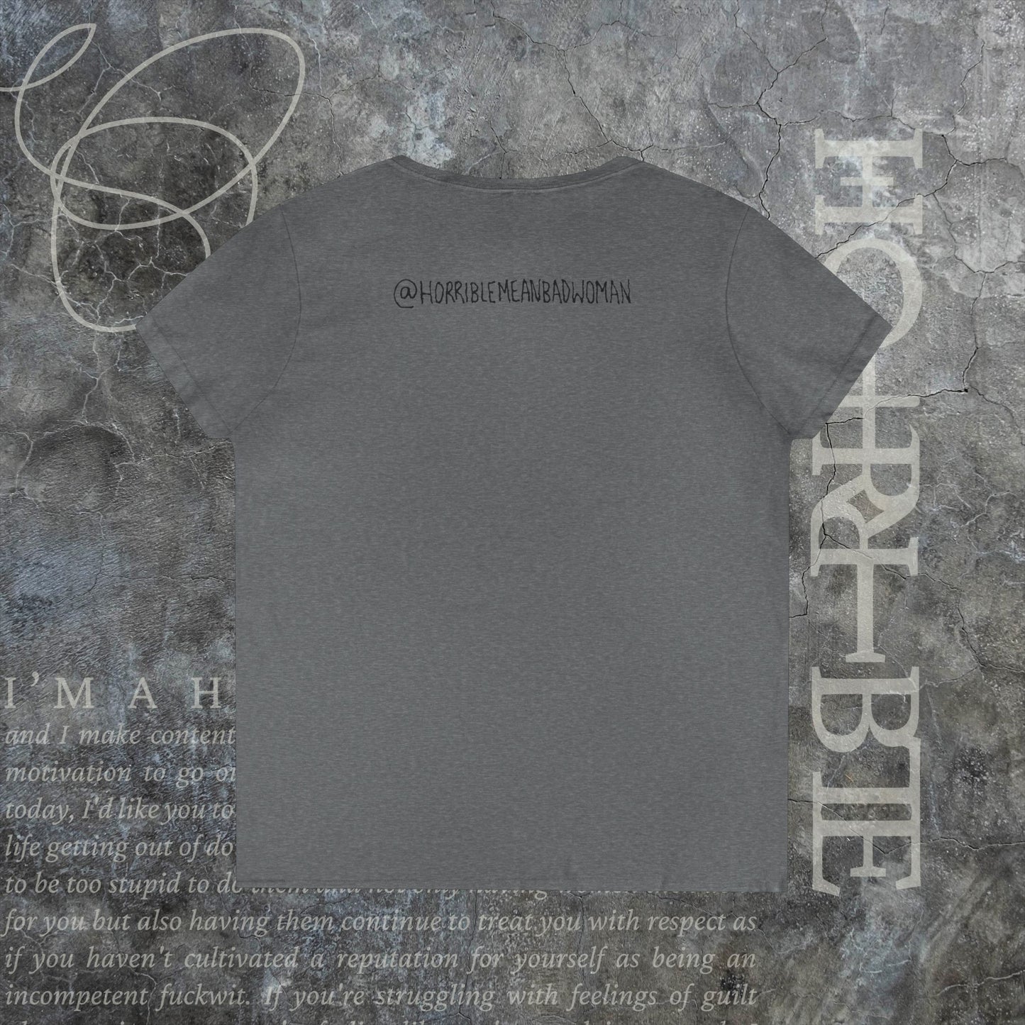 "Cryptically Horrible" - V-Neck T-Shirt