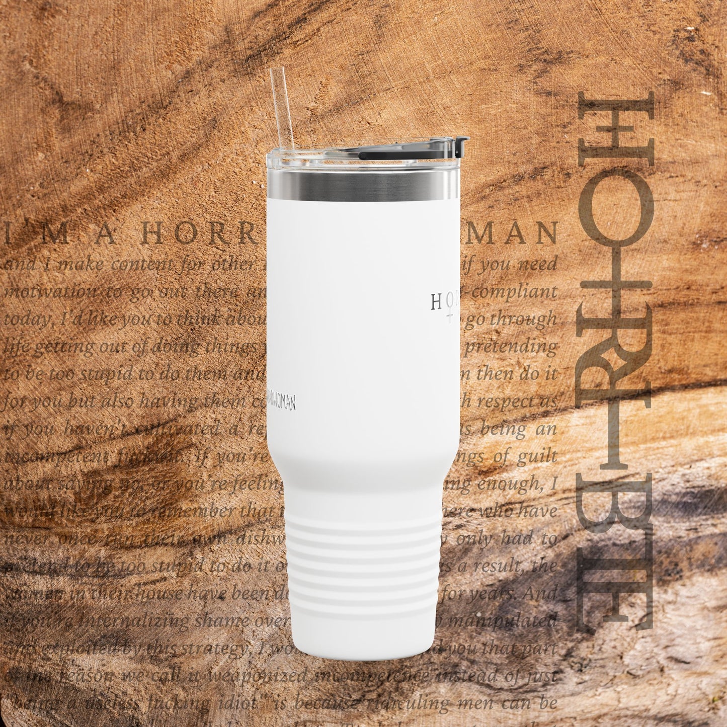 "The Original Horrible Mean Bad Woman" - Insulated Travel Mug