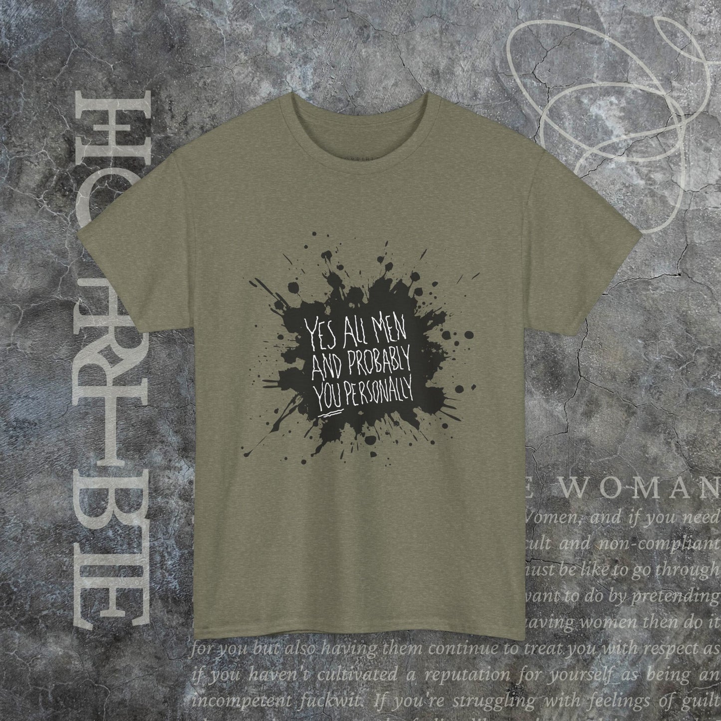 "Yes All Men" - Heavy Cotton Tee
