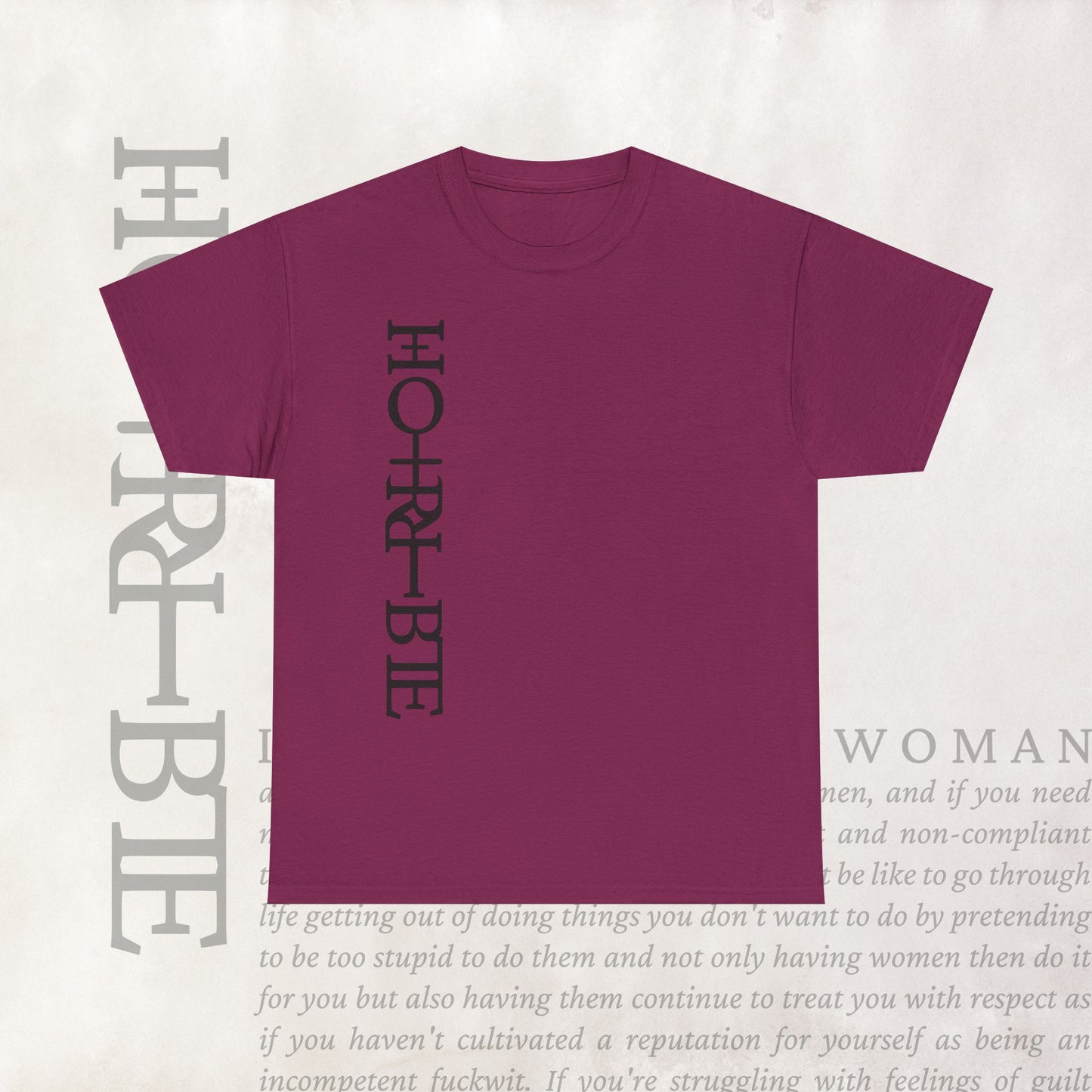 "Cryptically Horrible" - Heavy Cotton Tee