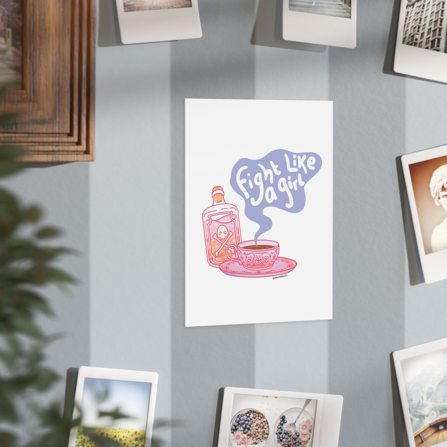 "Fight Like a Girl" - Art Print