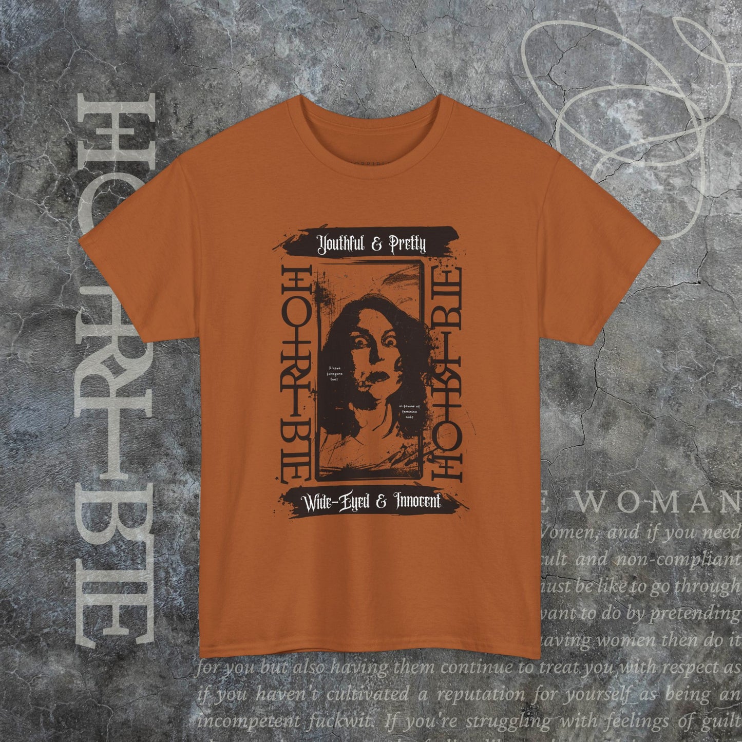 "Wide Eyed & Innocent" - Heavy Cotton Tee