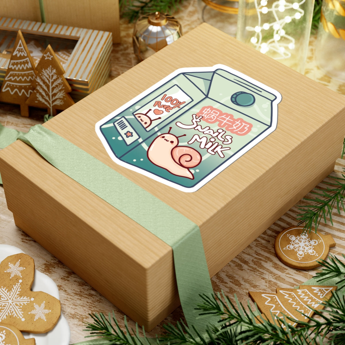 "Snail Milk" - Kiss-Cut Sticker