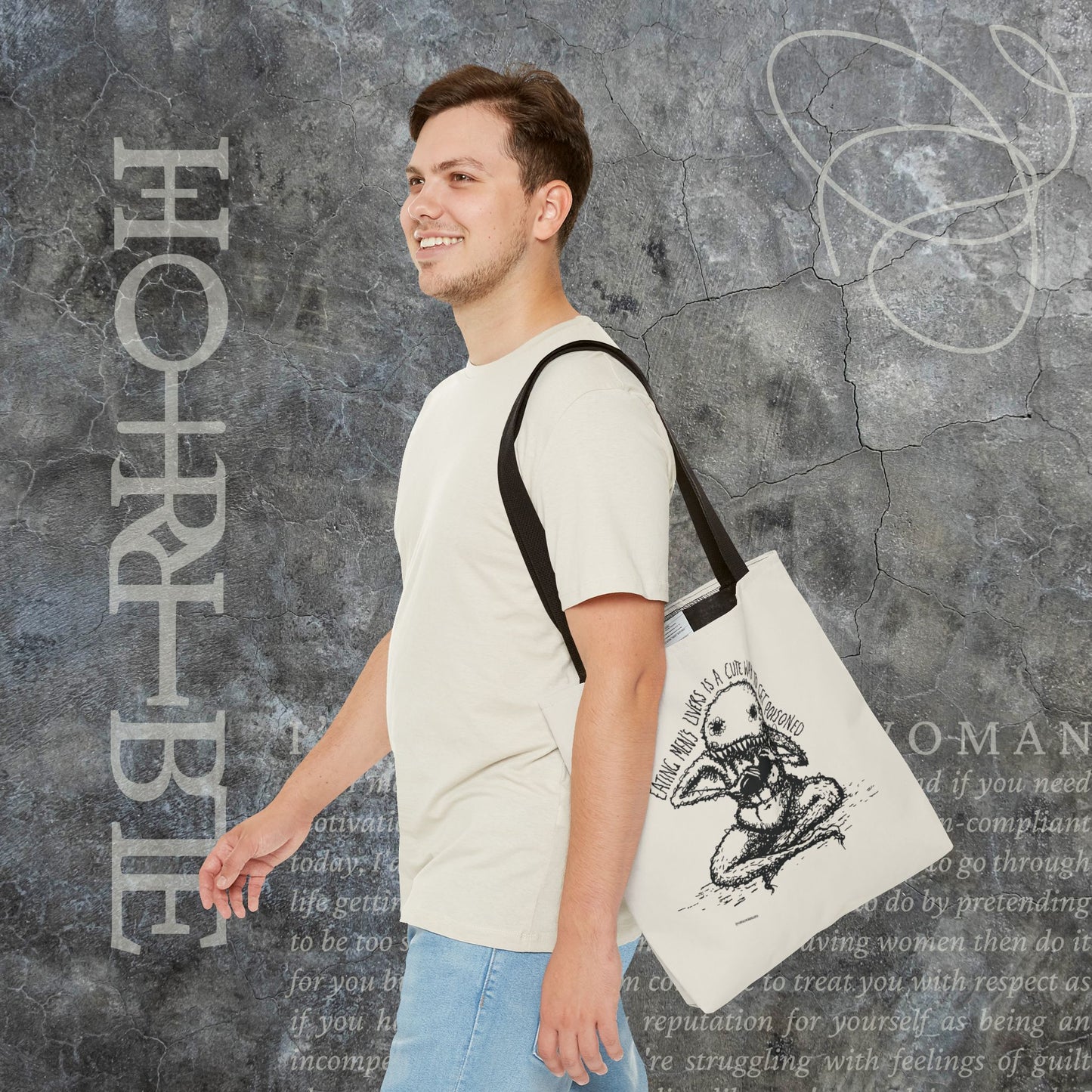 "A Cute Way To Get Poisoned” - White Tote Bag