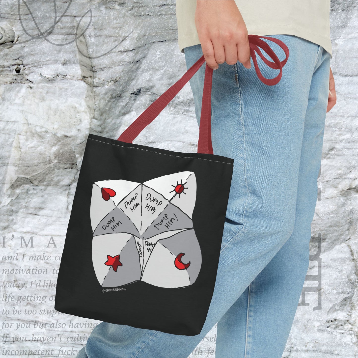 "Dump Him Chatterbox" - Tote Bag