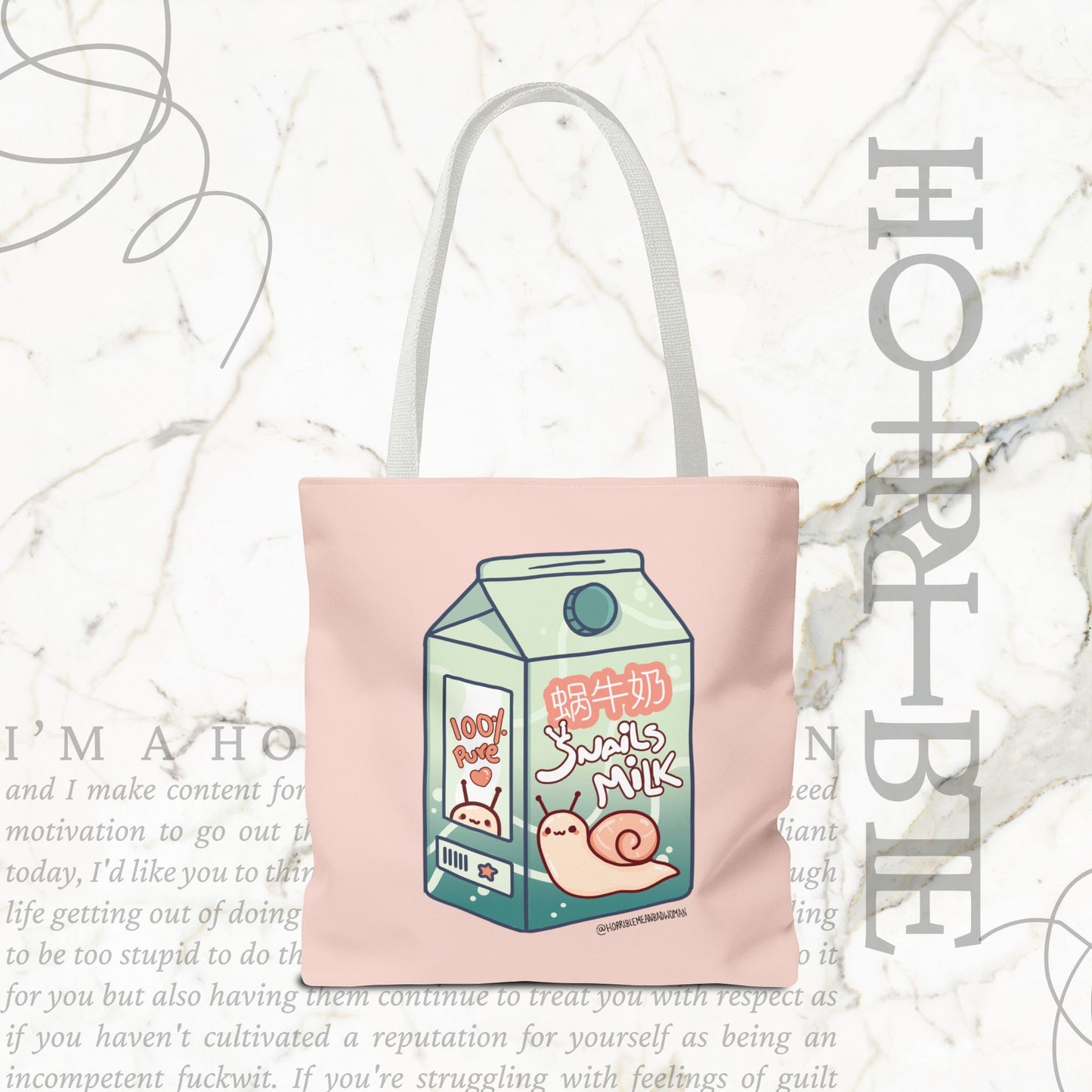 "Snail Milk" - Tote Bag