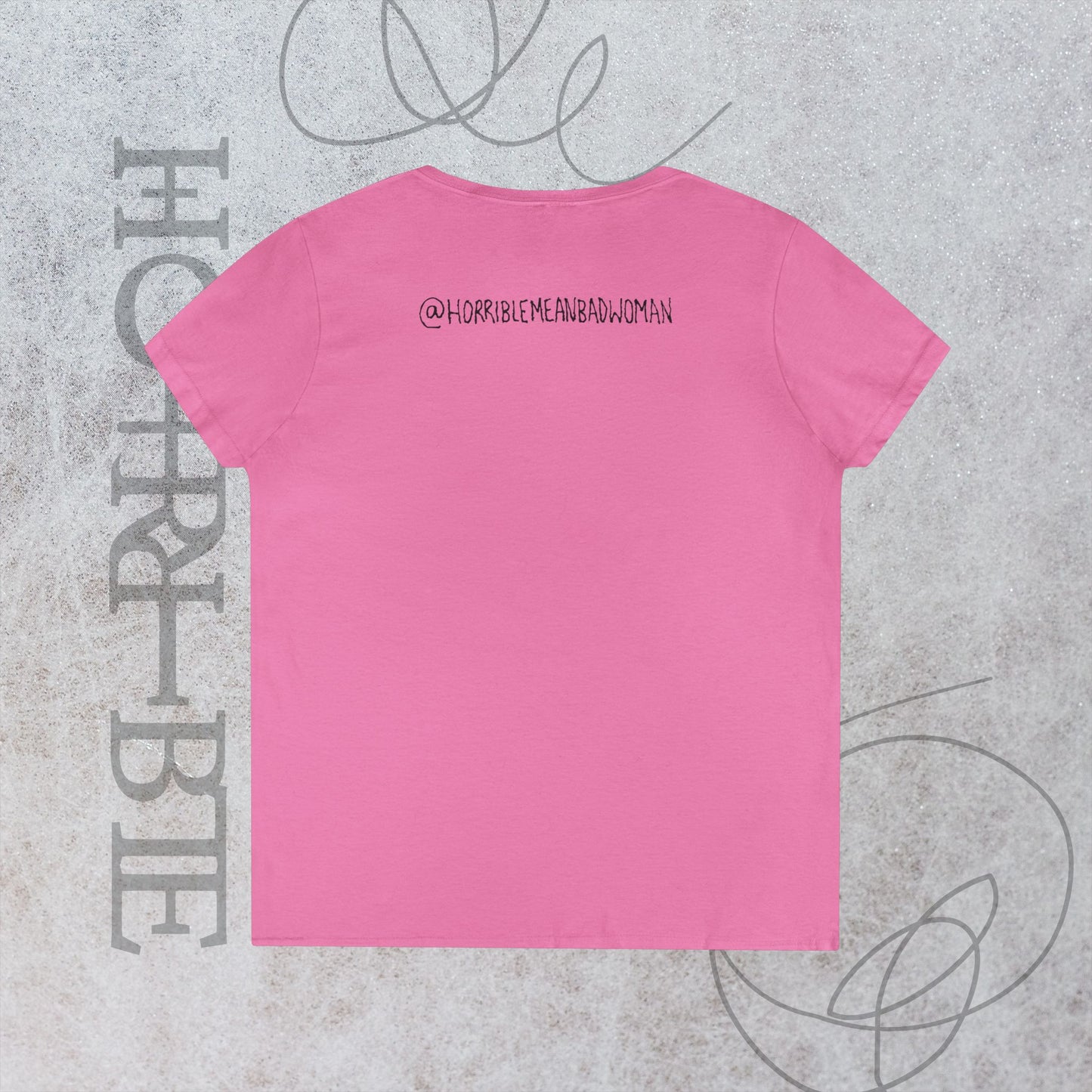 "Fight Like a Girl" - V-Neck T-Shirt