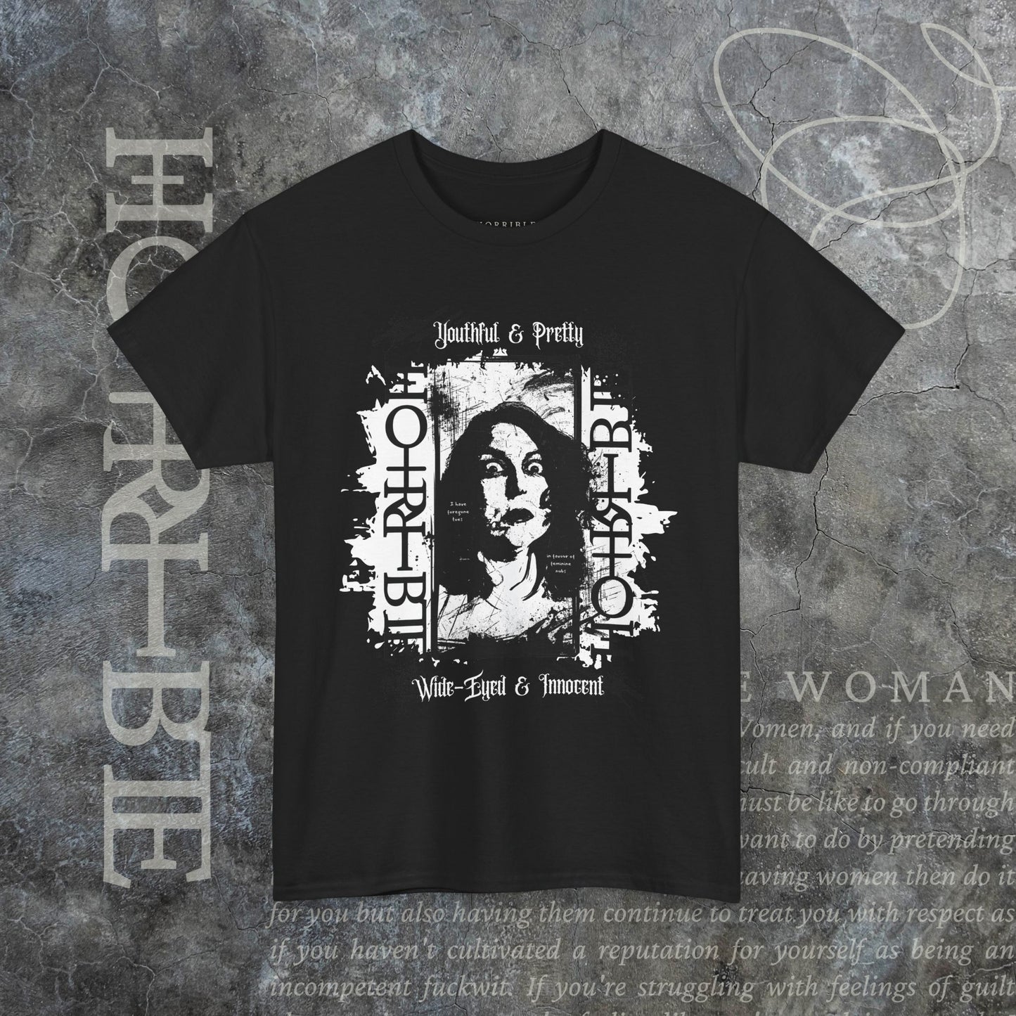 "Wide Eyed & Innocent" - Heavy Cotton Tee