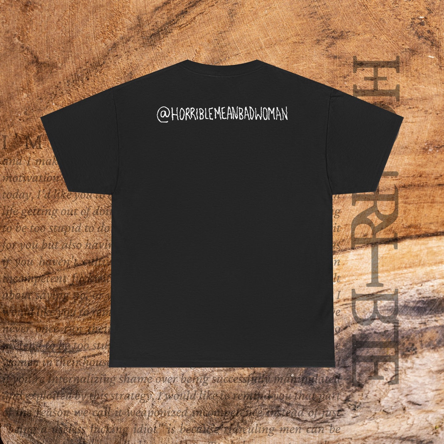 "Internalized Shame/Externalized Anger" - Heavy Cotton Tee