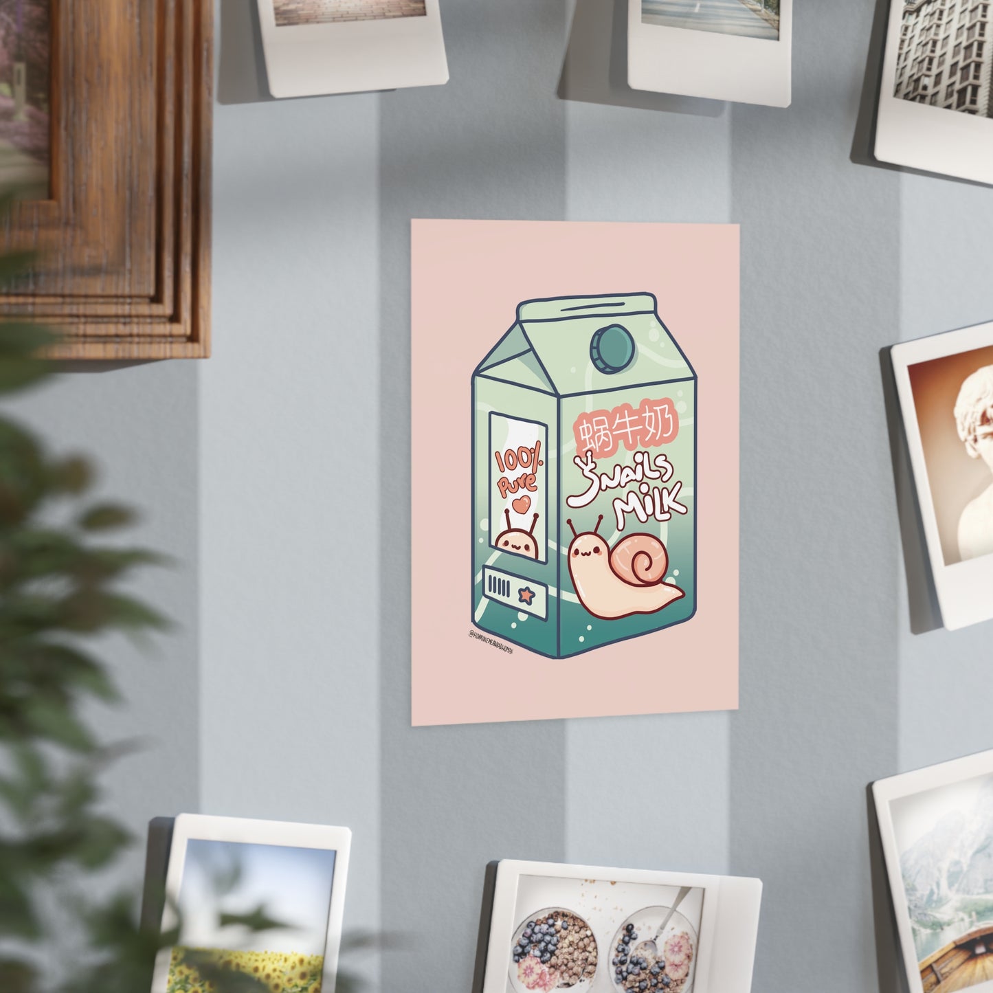 "Snail Milk" - Art Print