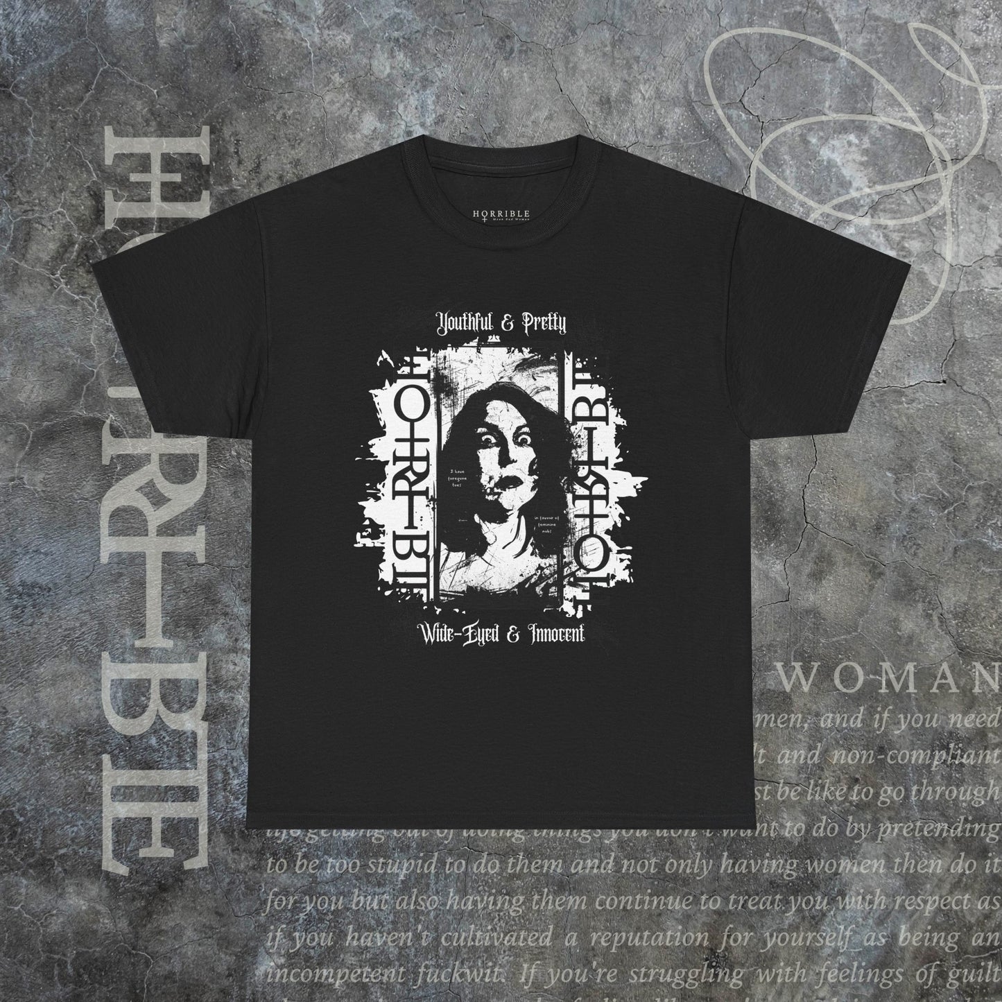 "Wide Eyed & Innocent" - Heavy Cotton Tee