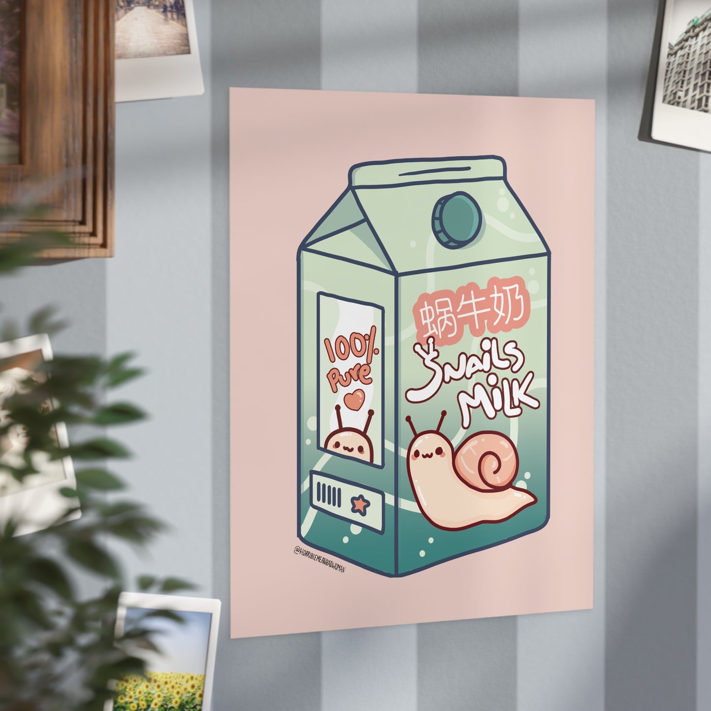 "Snail Milk" - Art Print