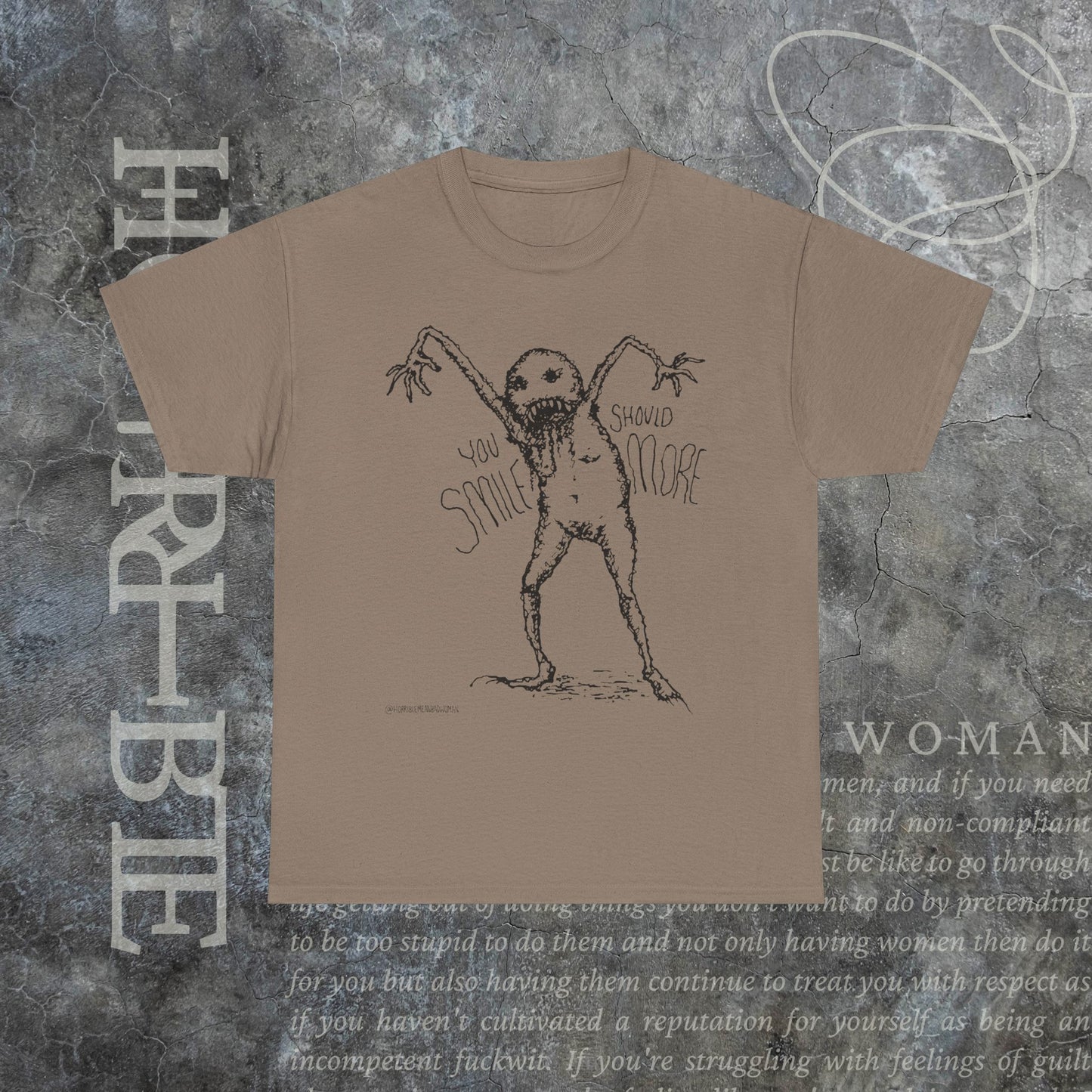 "You Should Smile More" - Heavy Cotton Tee