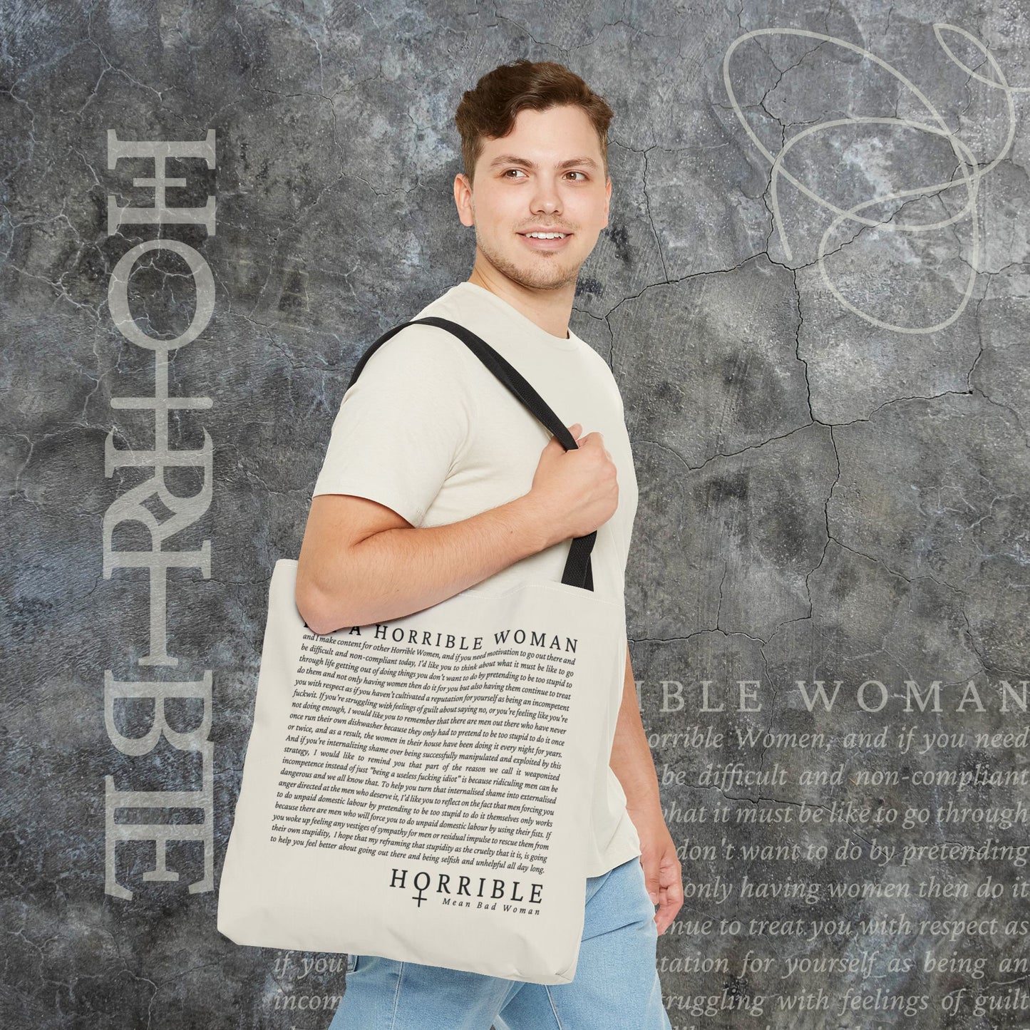 “A Horrible Rant For Horrible Women" - White Tote Bag