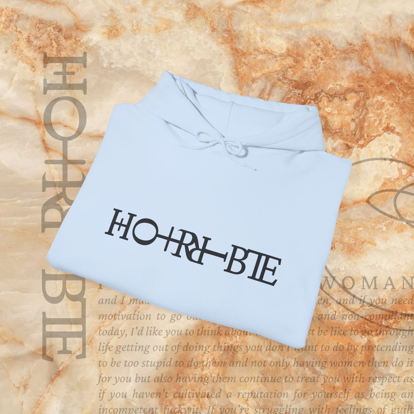 "Cryptically Horrible" - Cozy Hoodie