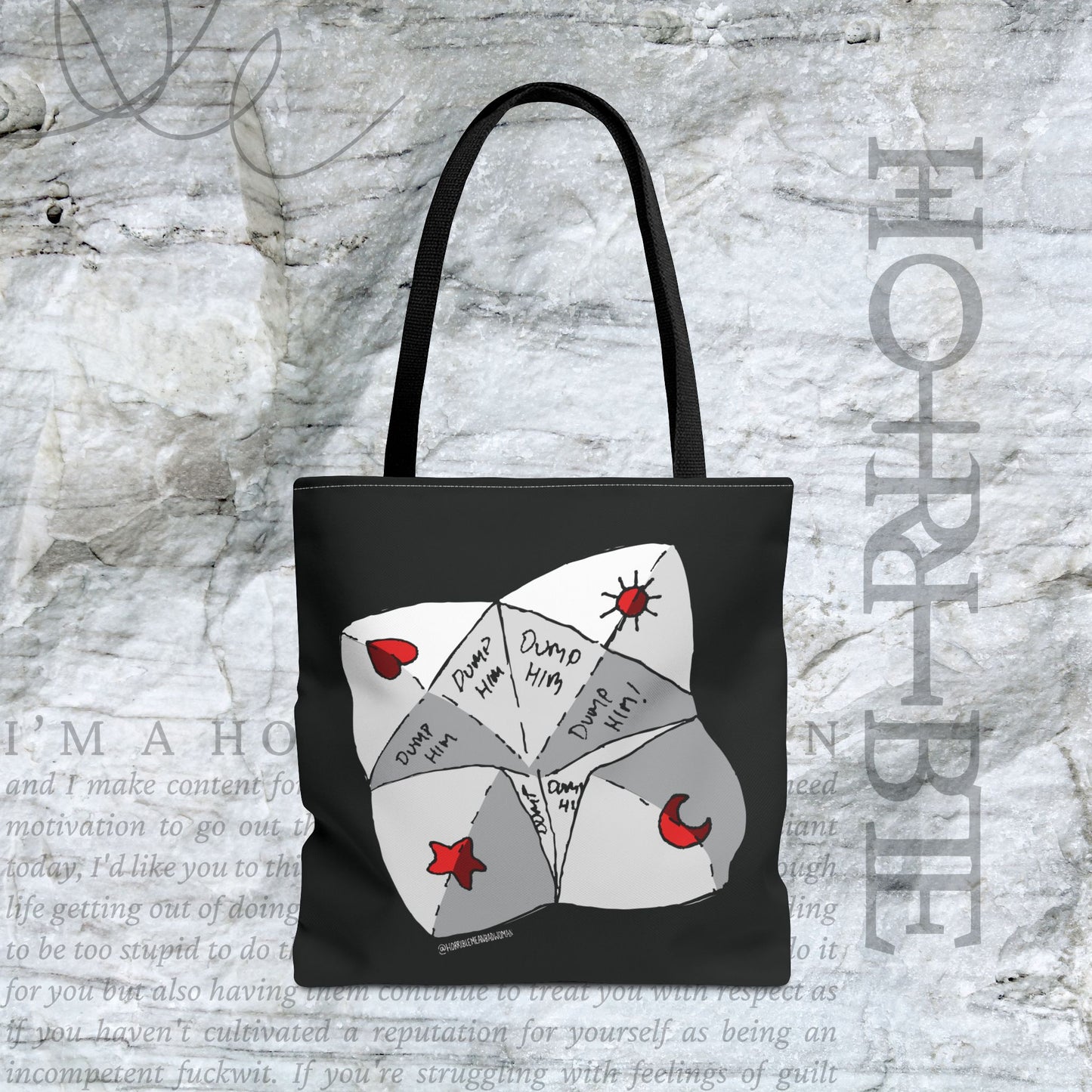 "Dump Him Chatterbox" - Tote Bag