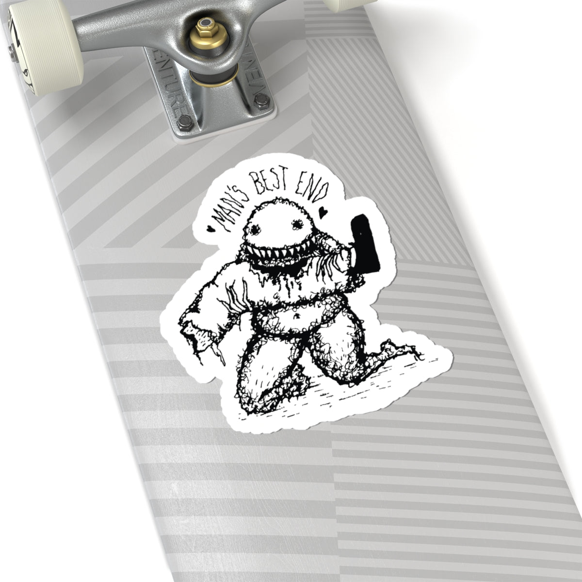 "Man's Best End" - Kiss-Cut Sticker