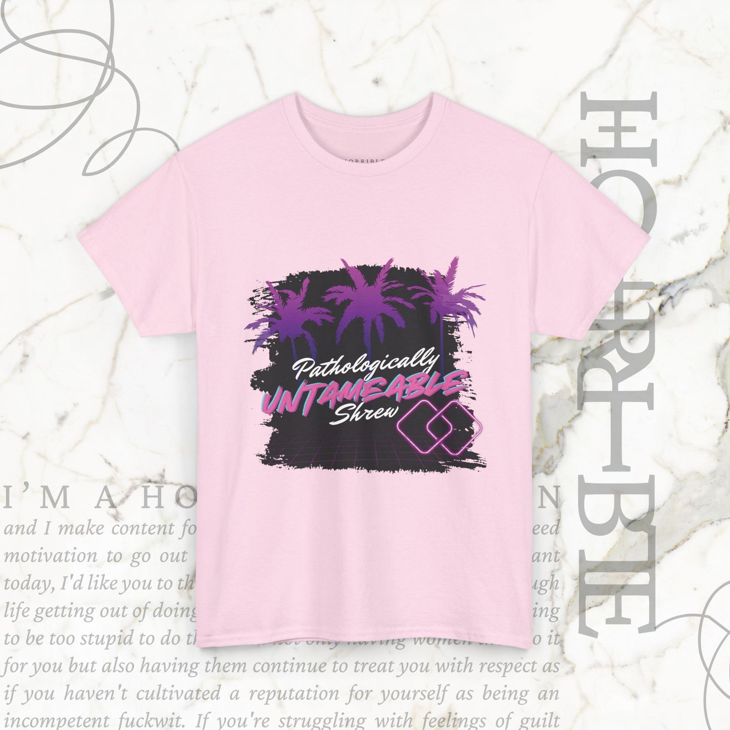 "Pathologically Untameable Shrew" - Heavy Cotton Tee