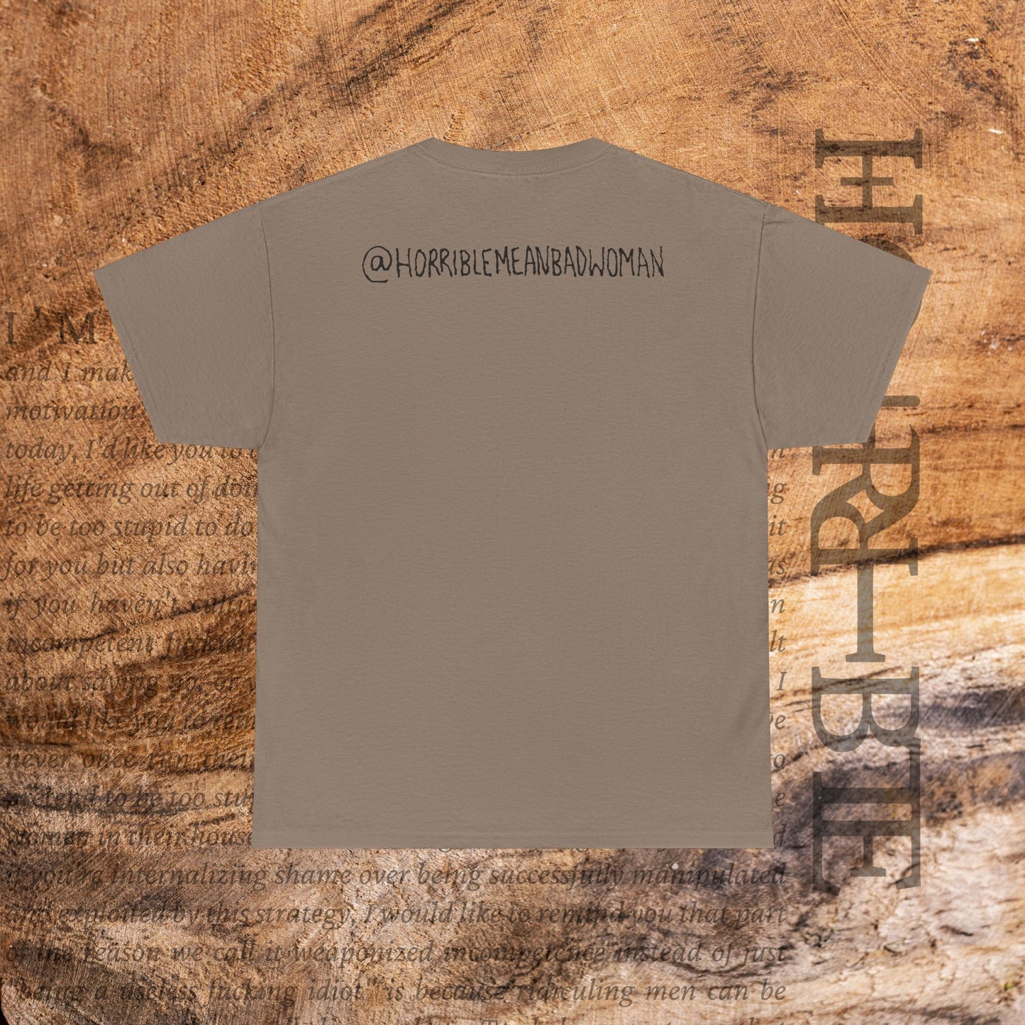 "Internalized Shame/Externalized Anger" - Heavy Cotton Tee