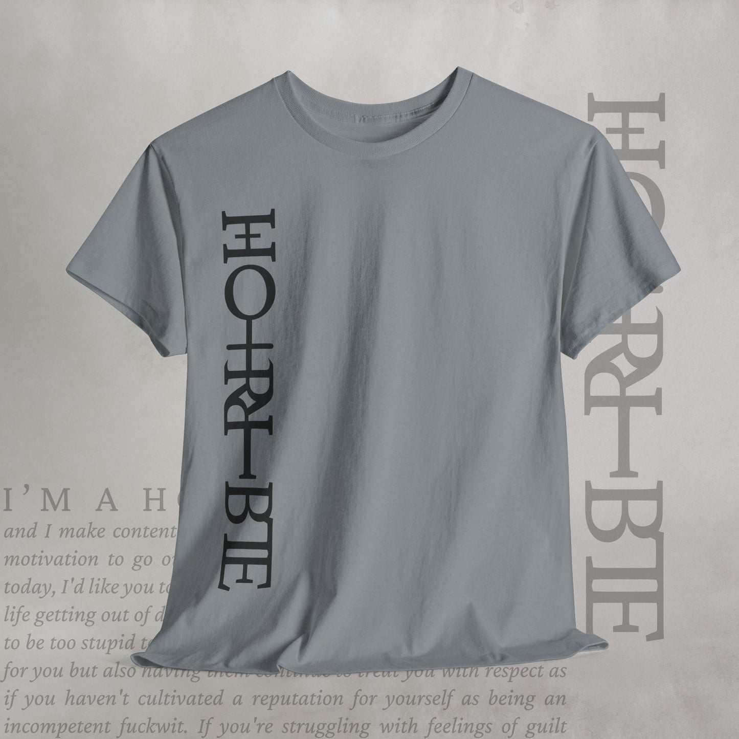 "Cryptically Horrible" - Heavy Cotton Tee