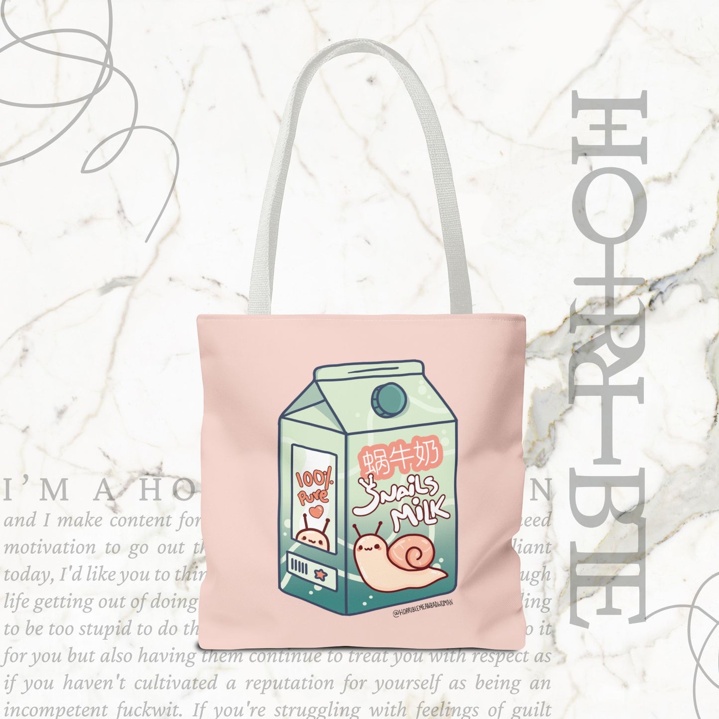 "Snail Milk" - Tote Bag