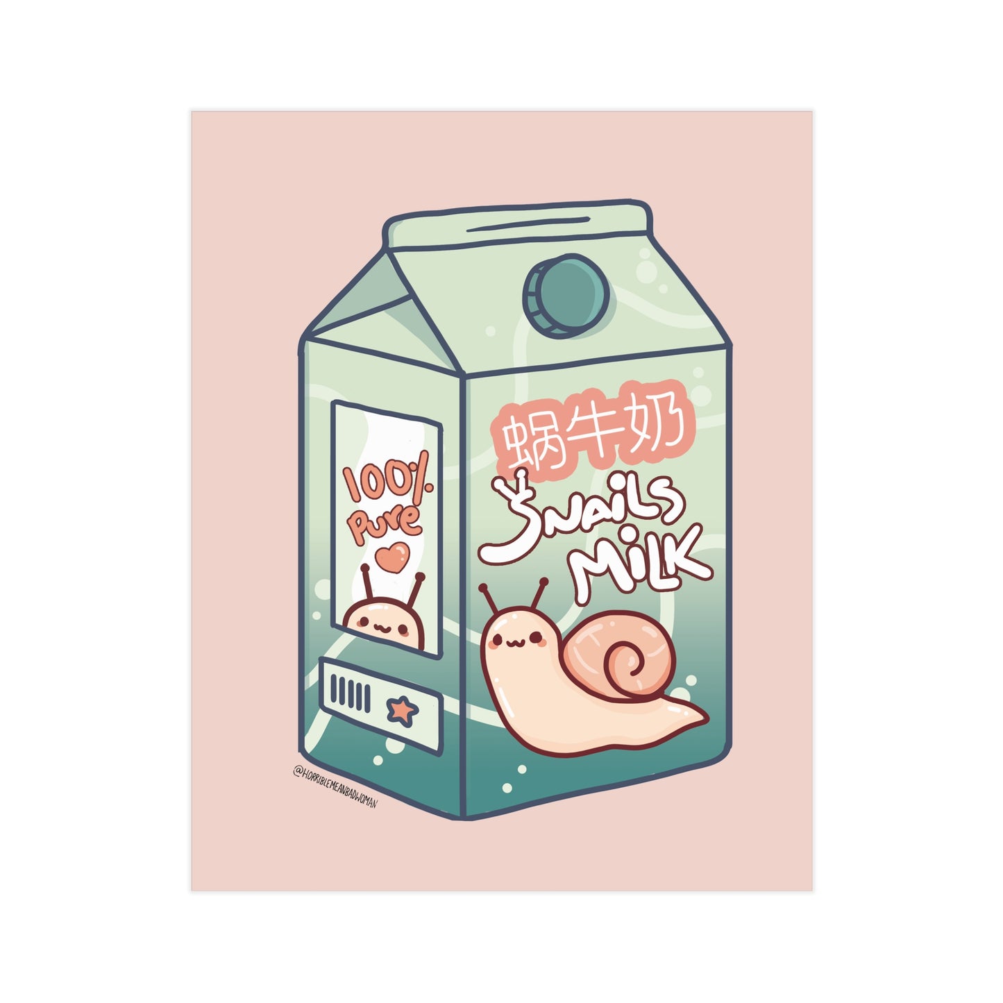 "Snail Milk" - Art Print