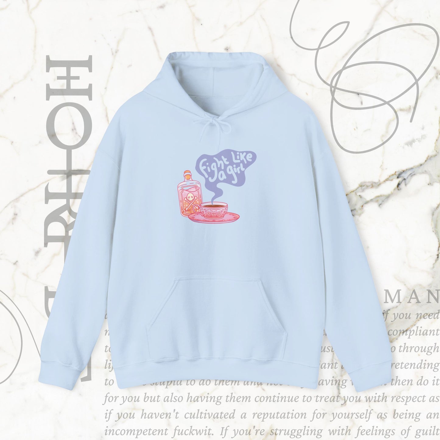 "Fight Like a Girl" - Cozy Hoodie