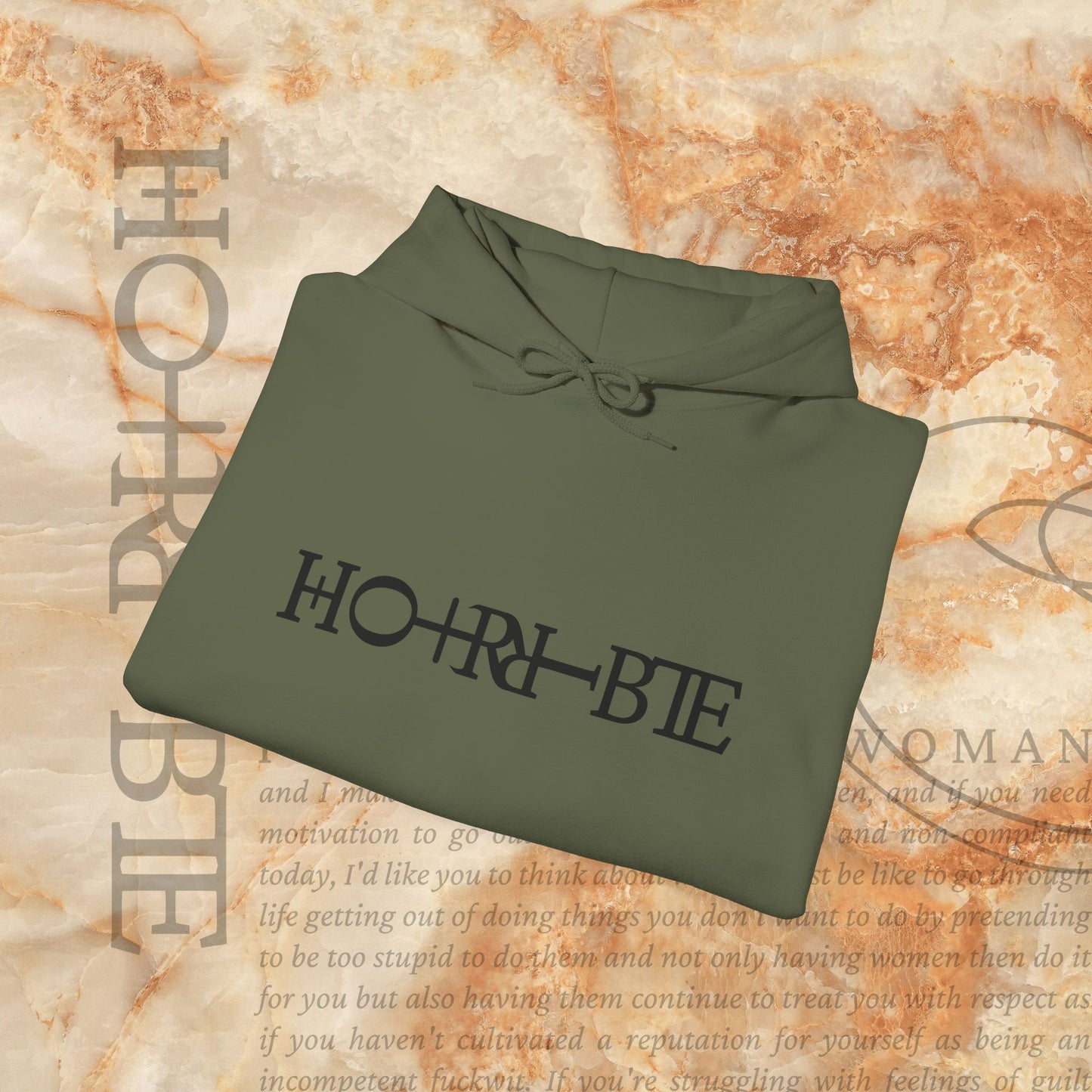 "Cryptically Horrible" - Cozy Hoodie