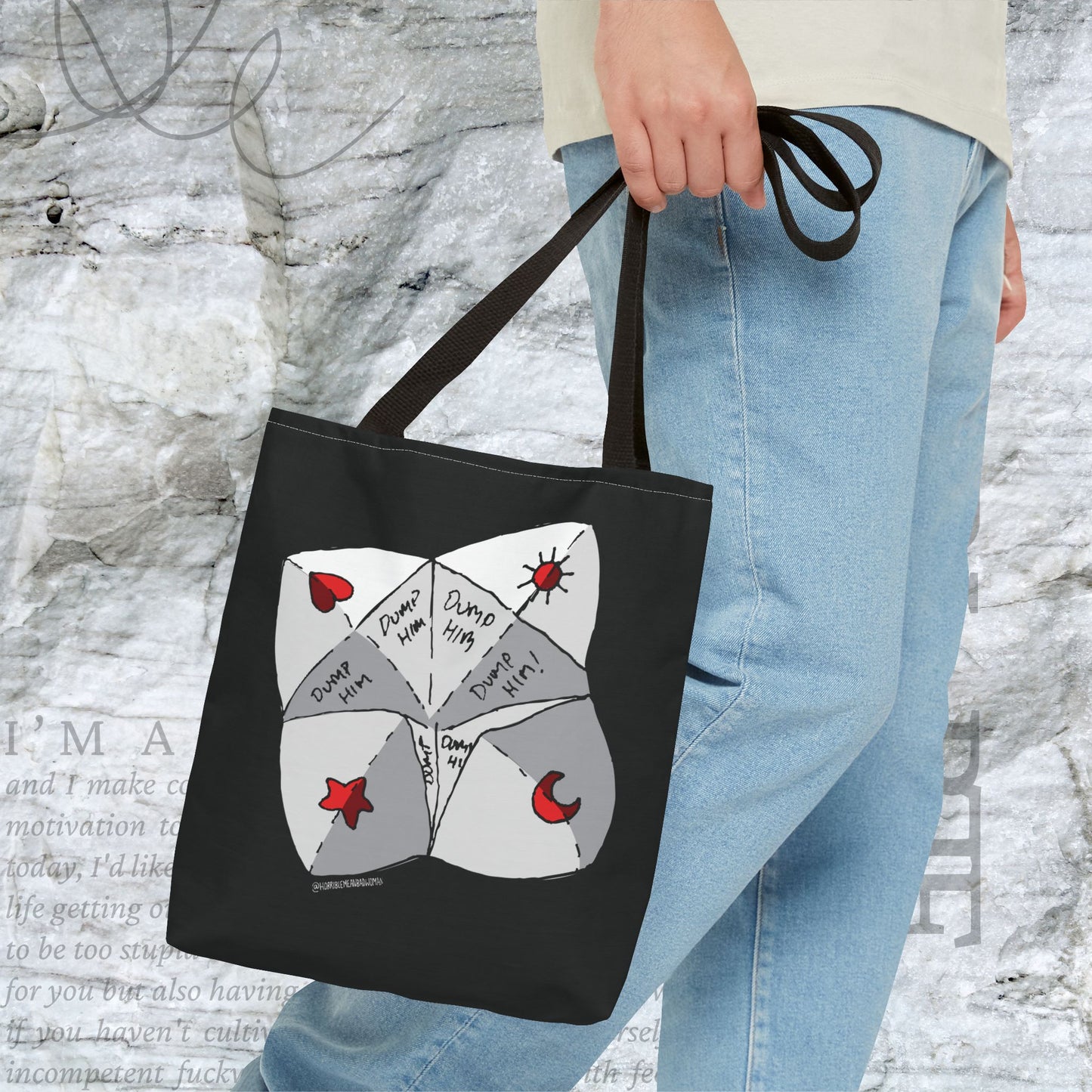 "Dump Him Chatterbox" - Tote Bag