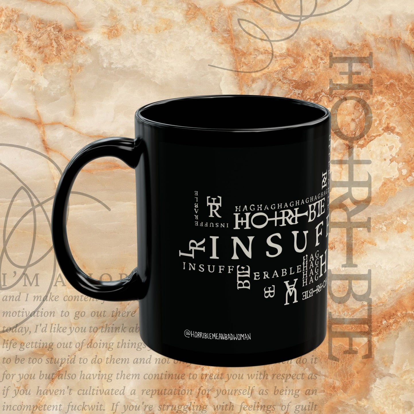 "Insufferable Hag" - Ceramic Mug