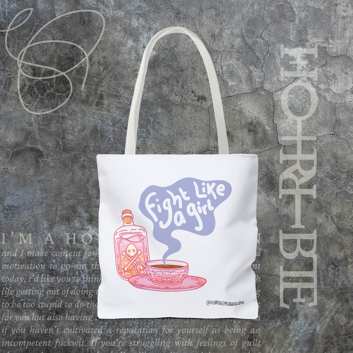 "Fight Like a Girl" - Tote Bag