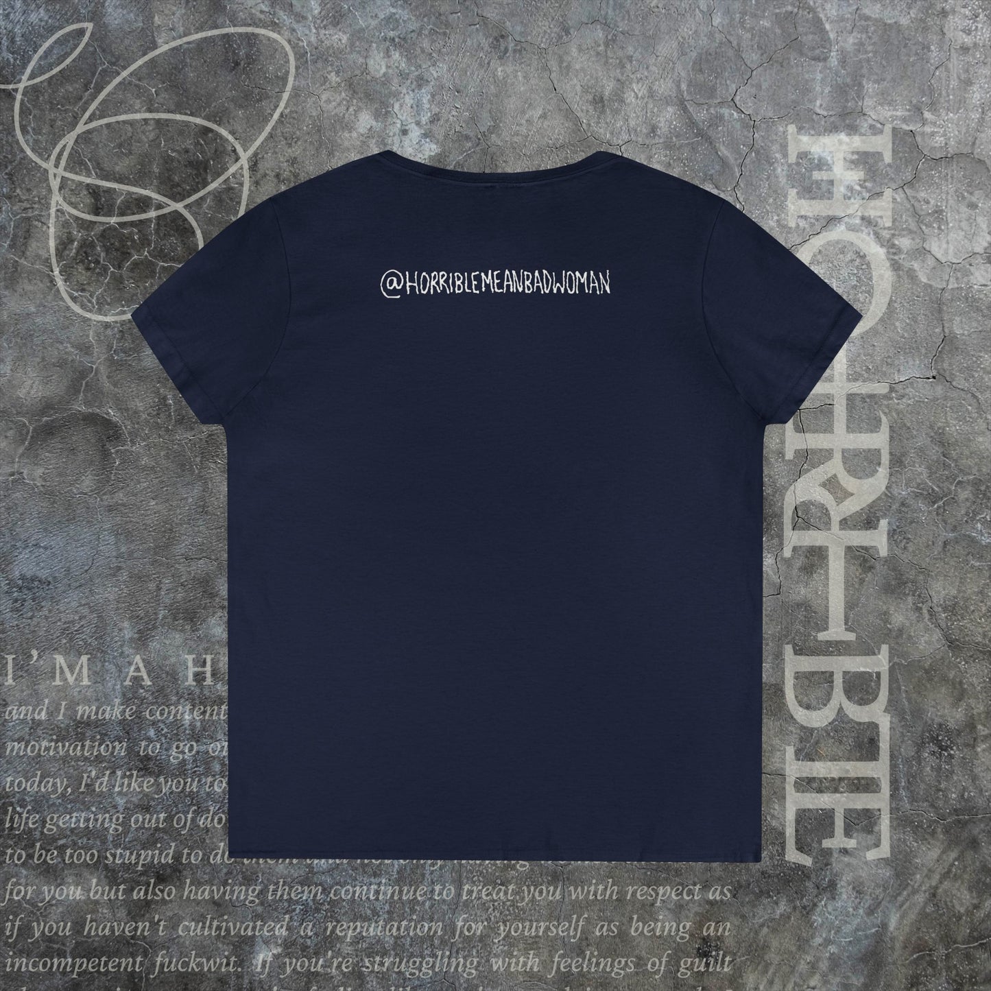 "Cryptically Horrible" - V-Neck T-Shirt