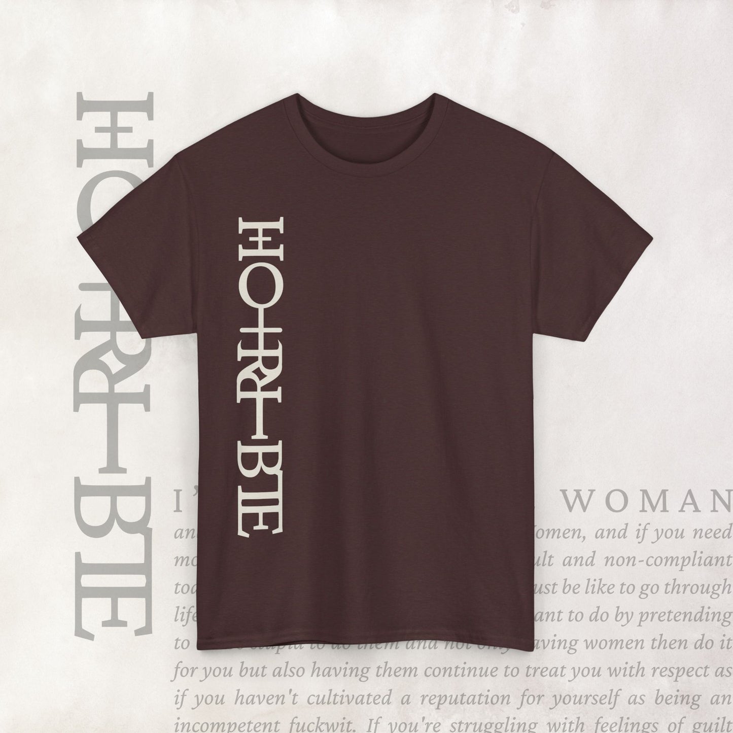 "Cryptically Horrible" - Heavy Cotton Tee